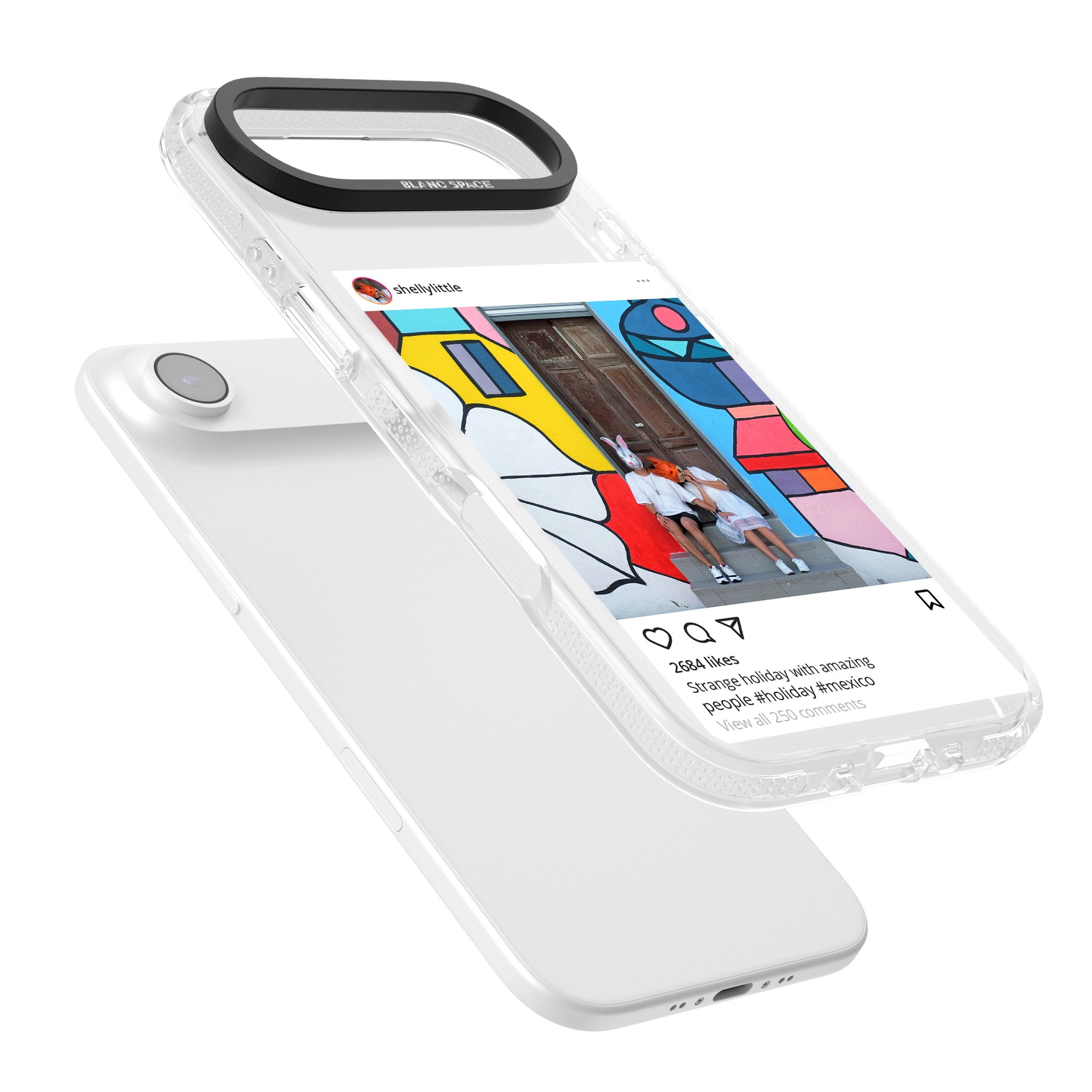 Personalised Instagram iPhone 17 Air Impact Air Clear Phone Case Colours