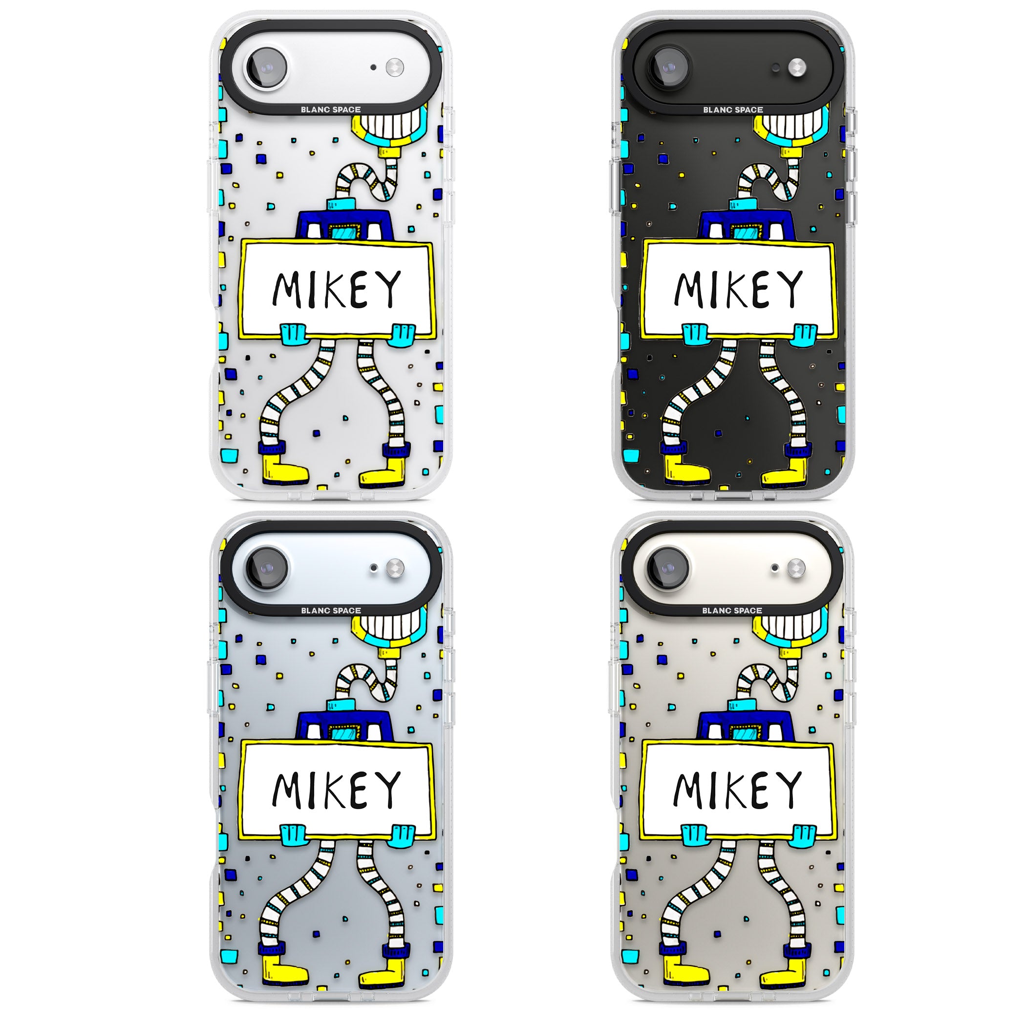 Personalised Tubes Guy iPhone 17 Air Impact Air Clear Phone Case APT Impact Protection