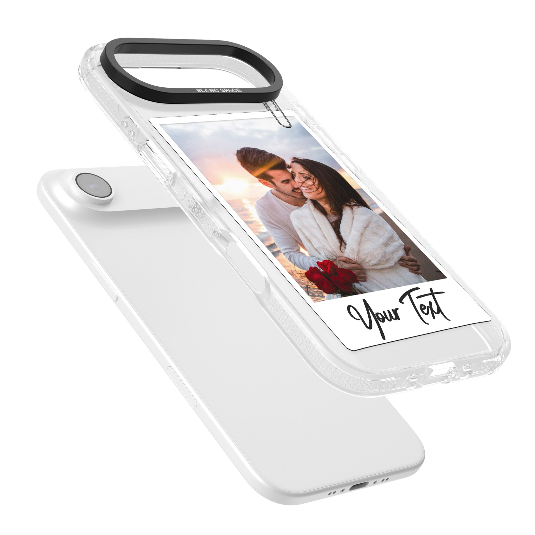 Personalised Instant Camera Photo iPhone 17 Air Impact Air Clear Phone Case Colours