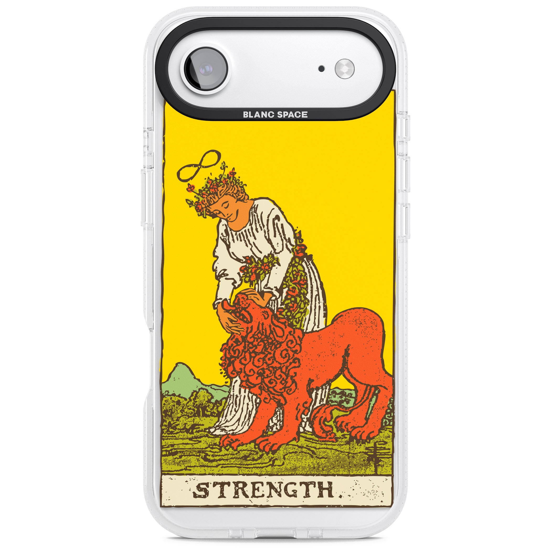 Personalised Strength Tarot Card (Color) iPhone 17 Air Impact Air Clear Phone Case