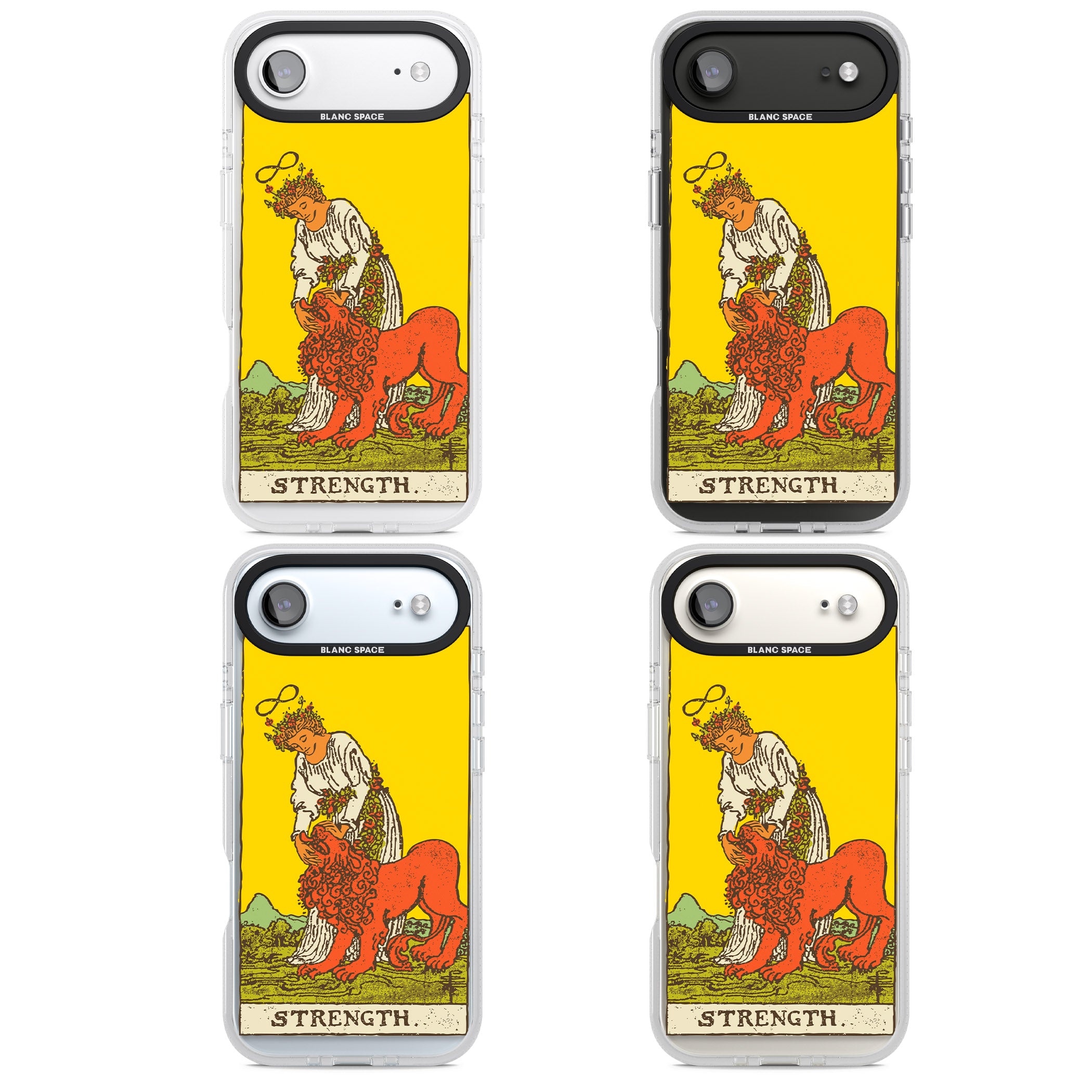 Personalised Strength Tarot Card (Color) iPhone 17 Air Impact Air Clear Phone Case APT Impact Protection