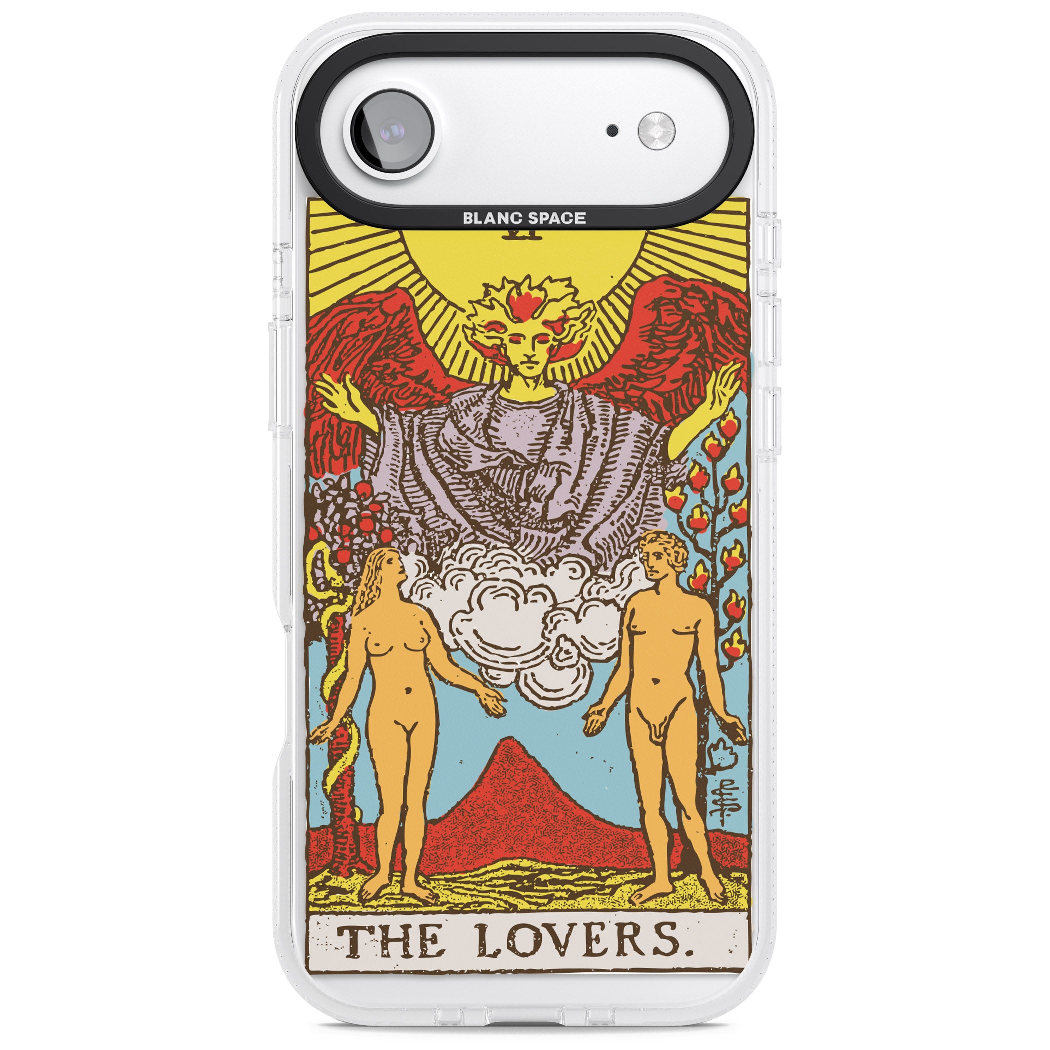 Personalised The Lovers Tarot Card (Color) iPhone 17 Air Impact Air Clear Phone Case
