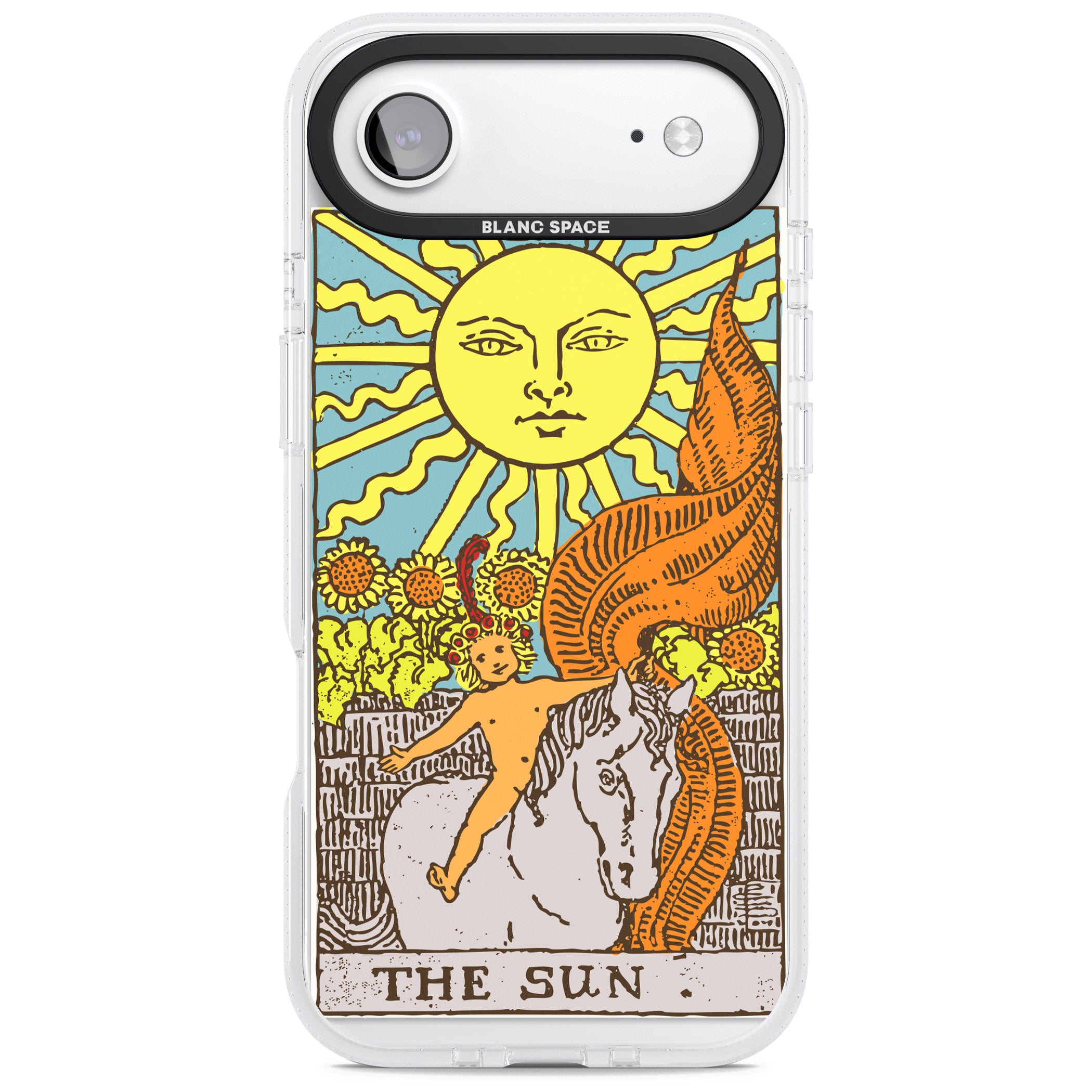 Personalised The Sun Tarot Card (Color) iPhone 17 Air Impact Air Clear Phone Case