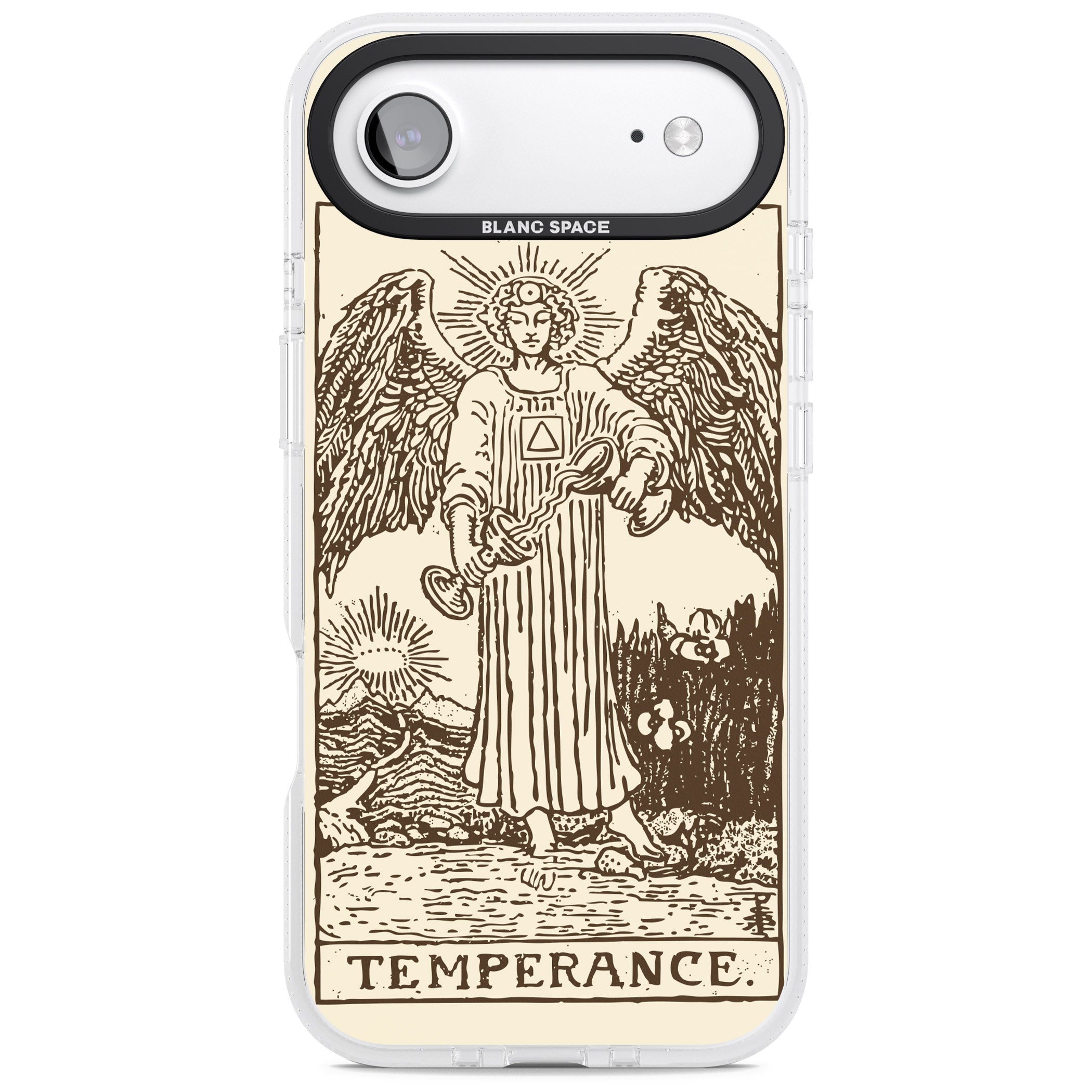 Personalised Temperance Tarot Card (Cream) iPhone 17 Air Impact Air Clear Phone Case