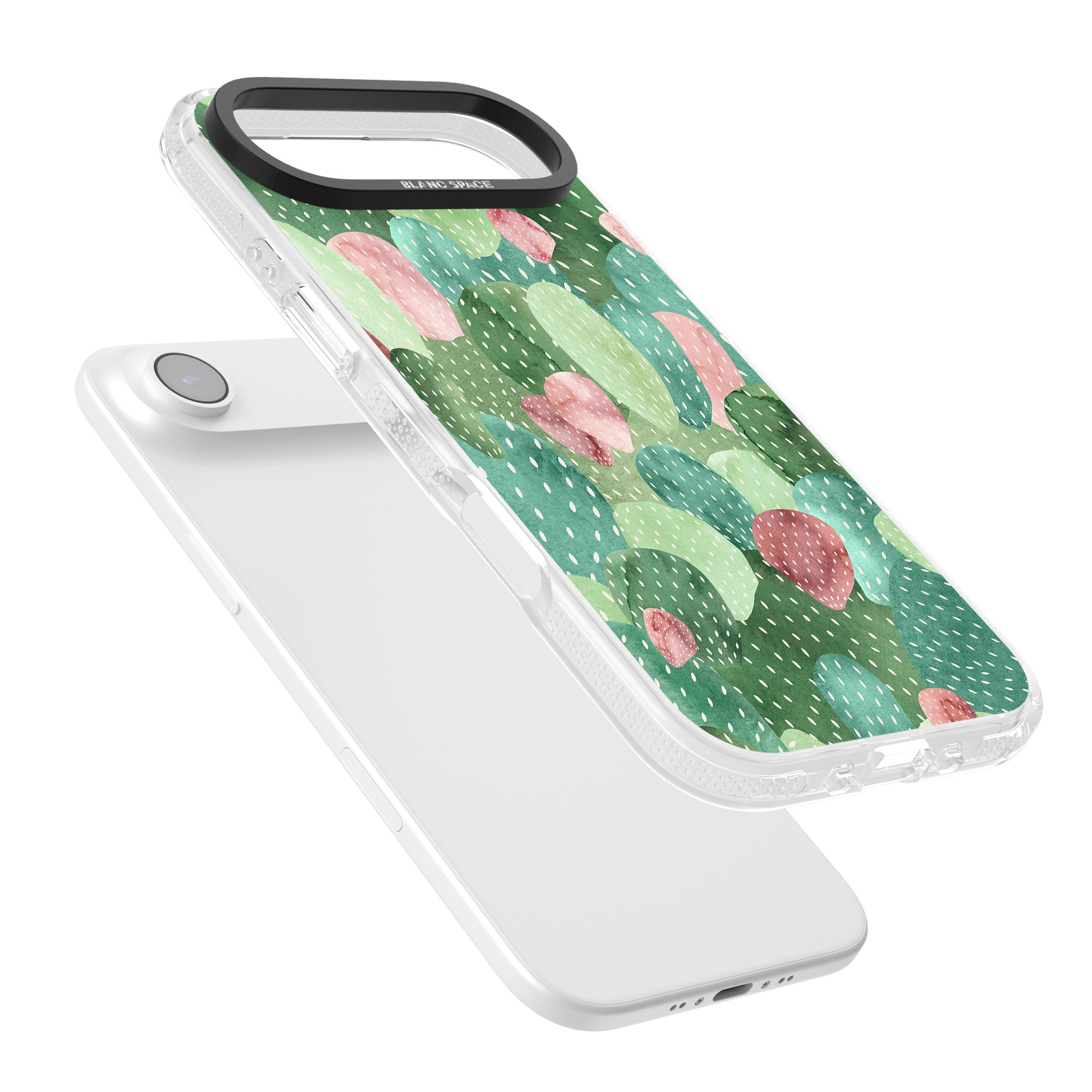 Cactus Charm iPhone 17 Air Impact Air Clear Phone Case Colours