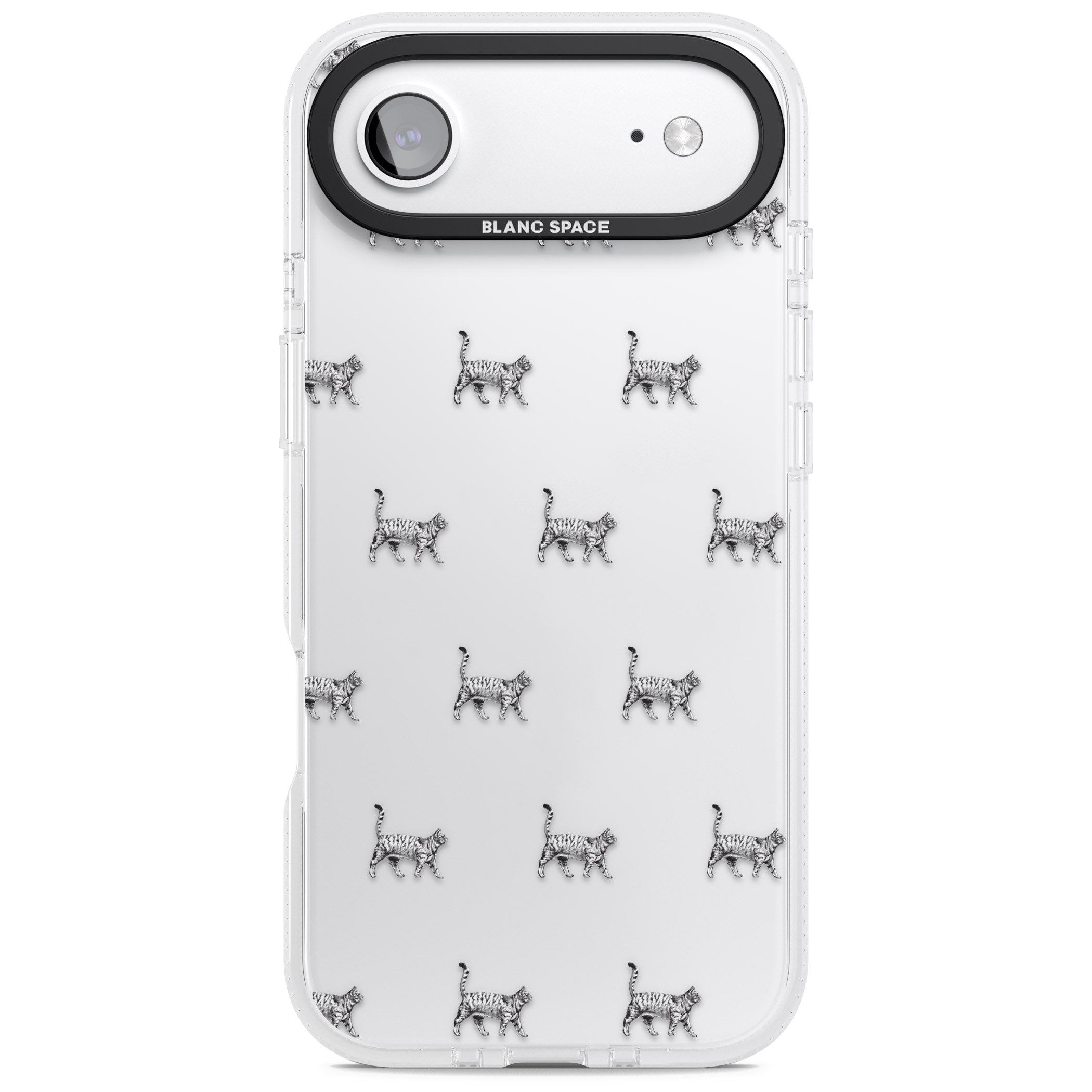 British Shorthair Cat Pattern iPhone 17 Air Impact Air Clear Phone Case