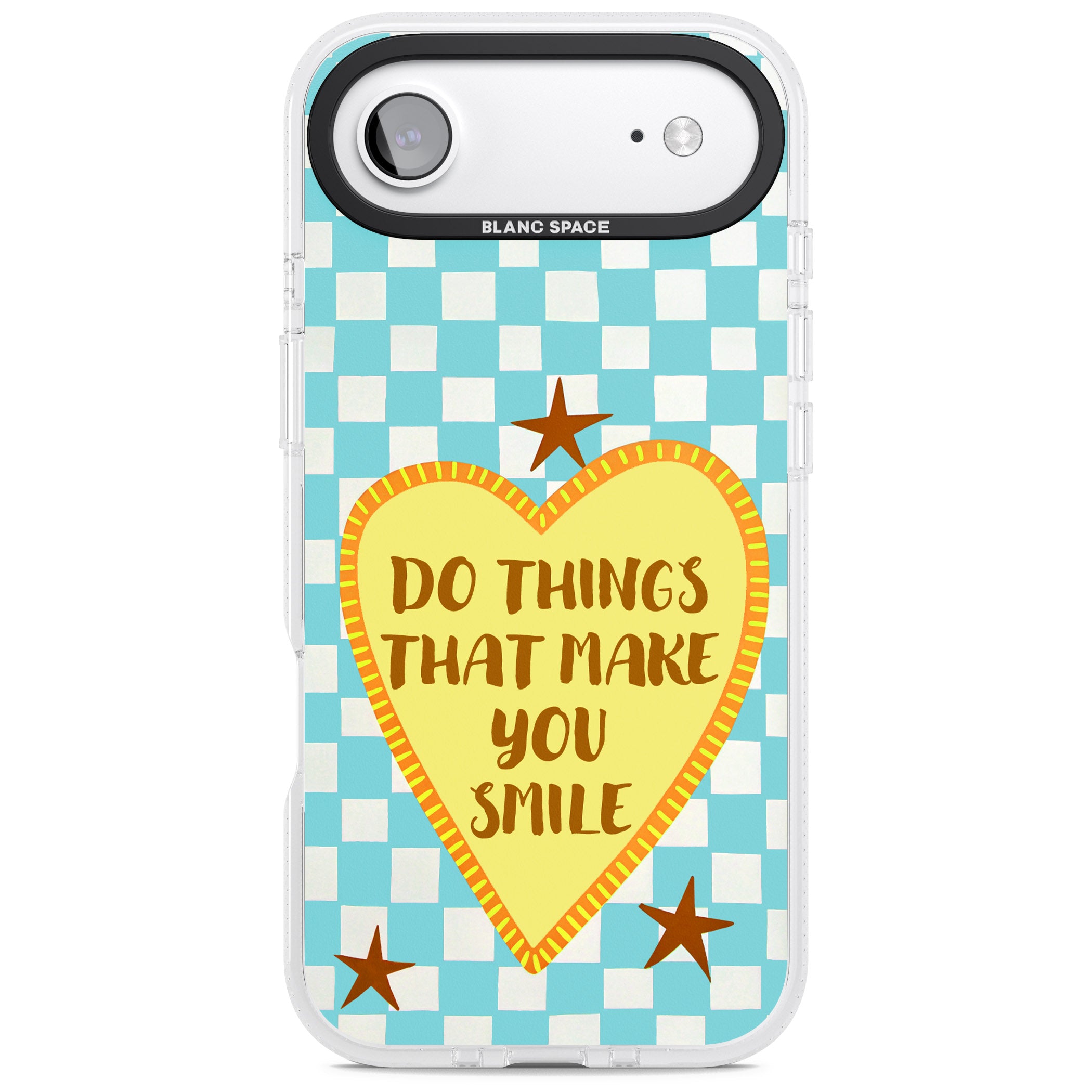 Do Things That Make You Smile iPhone 17 Air Impact Air Clear Phone Case