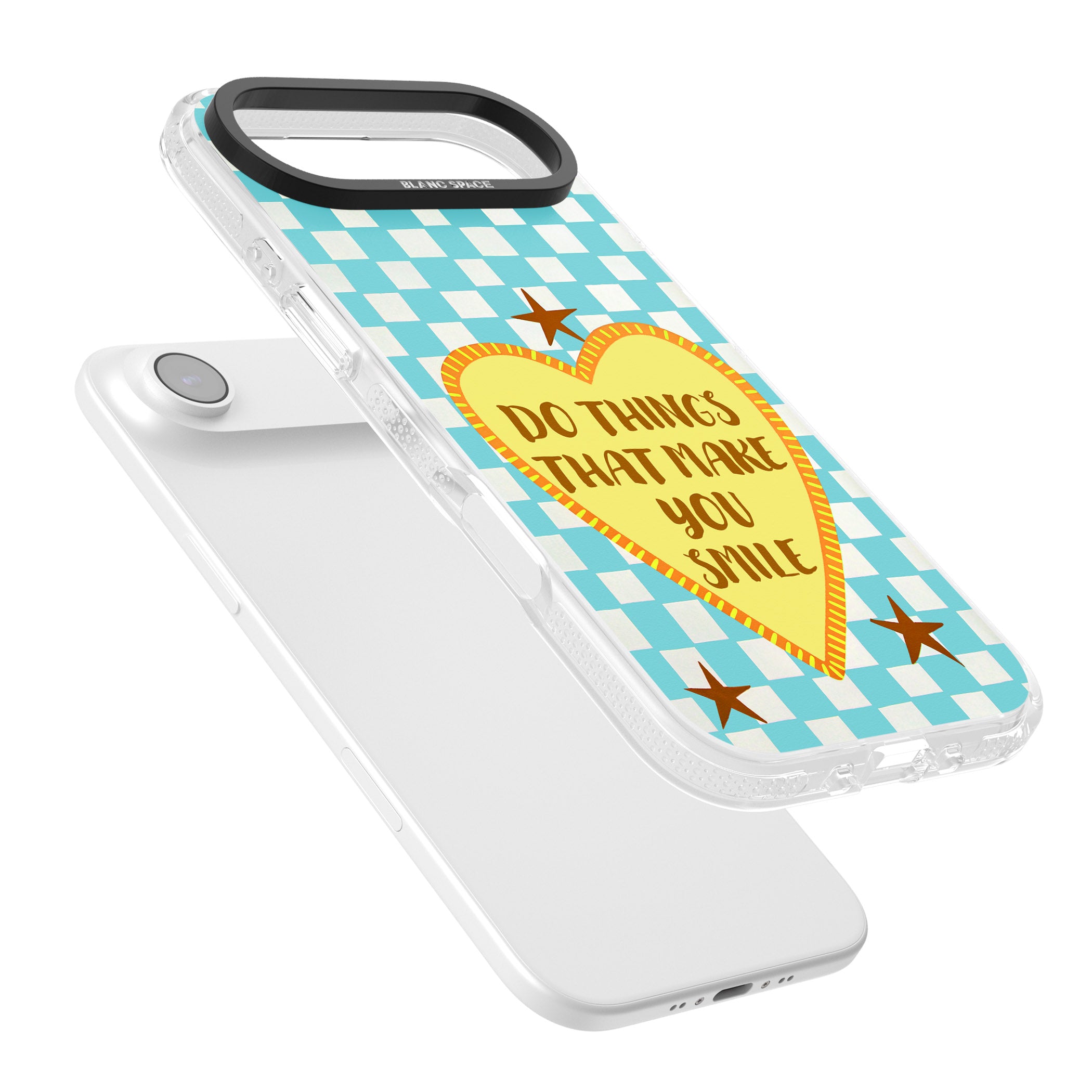 Do Things That Make You Smile iPhone 17 Air Impact Air Clear Phone Case Colours