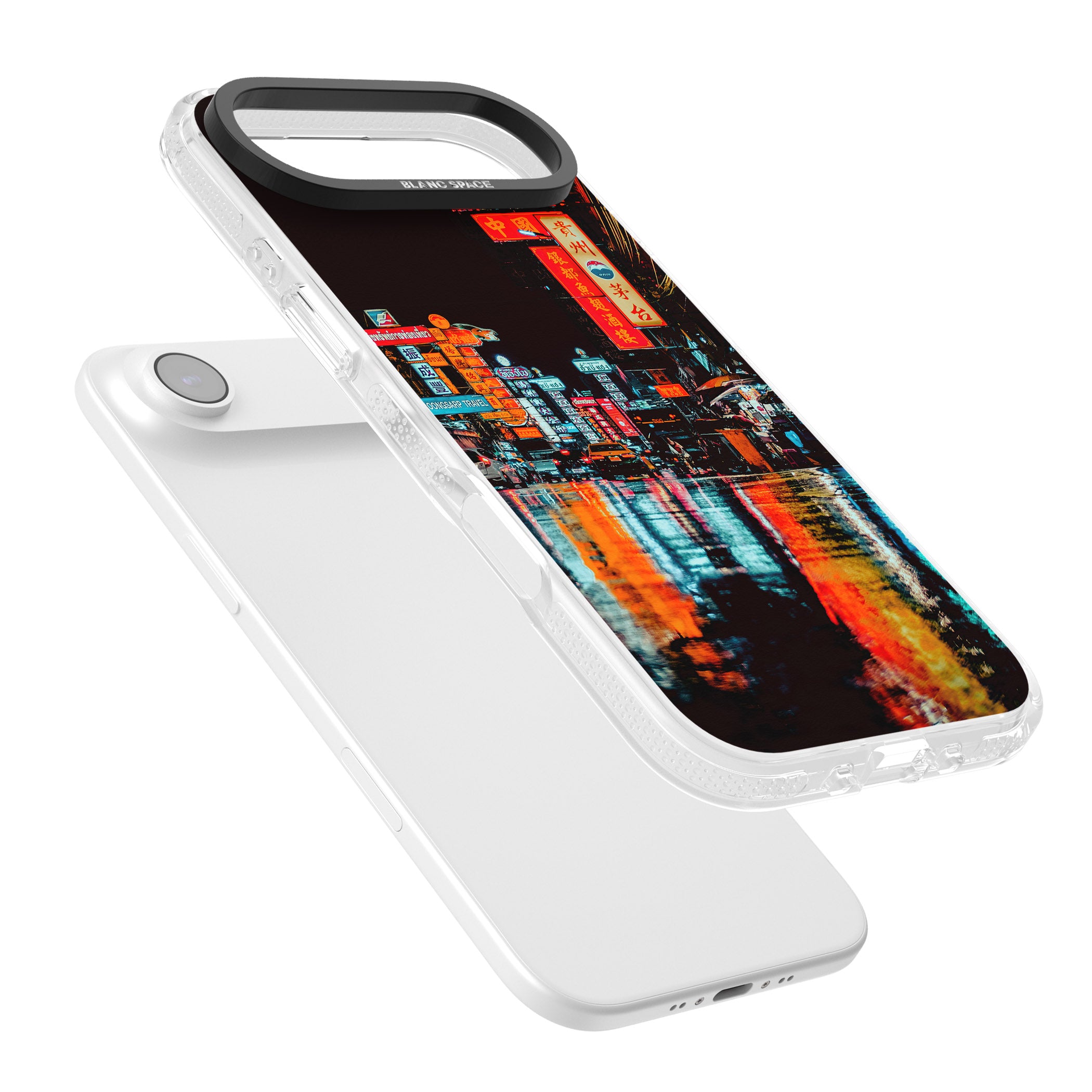 Neon City iPhone 17 Air Impact Air Clear Phone Case Colours
