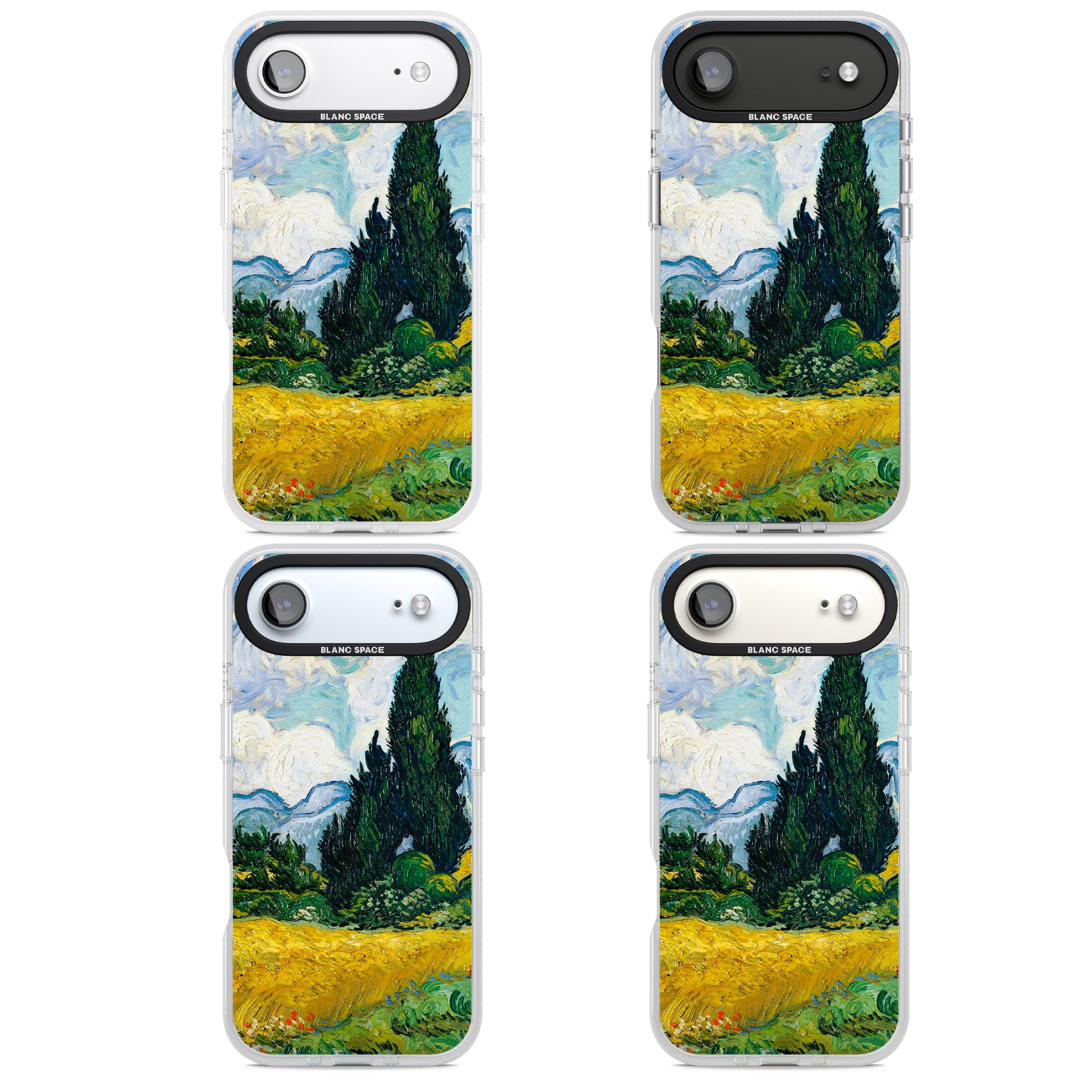 Wheat Field With Cypresses By Vincent Van Gogh iPhone 17 Air Impact Air Clear Phone Case APT Impact Protection