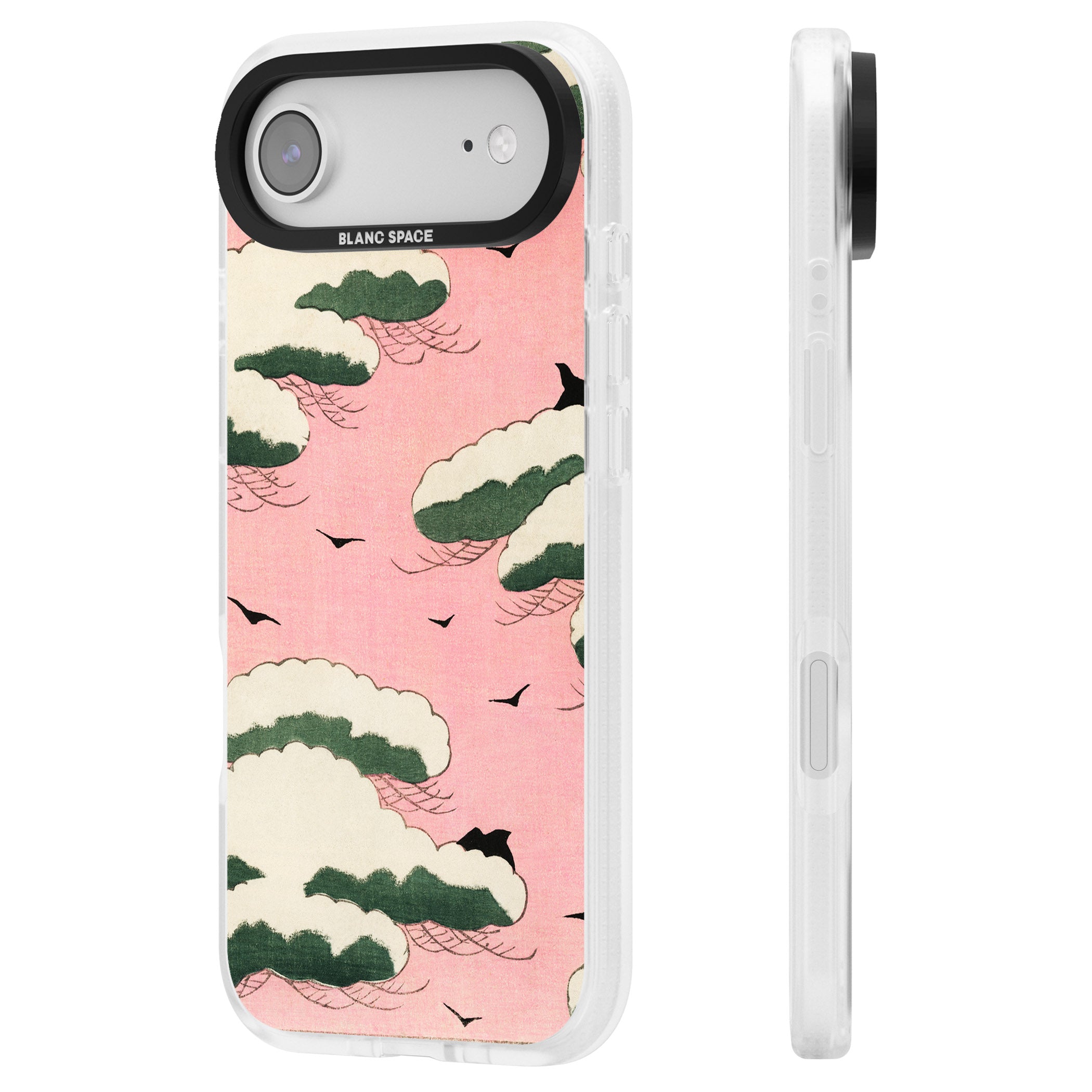 Japanese Pink Sky iPhone 17 Air Impact Air Clear Phone Case Side Profile