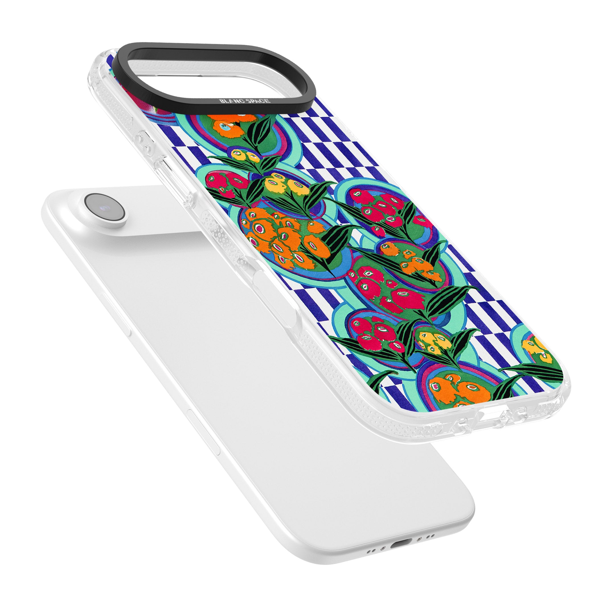 Vintage Fruit Plates iPhone 17 Air Impact Air Clear Phone Case Colours