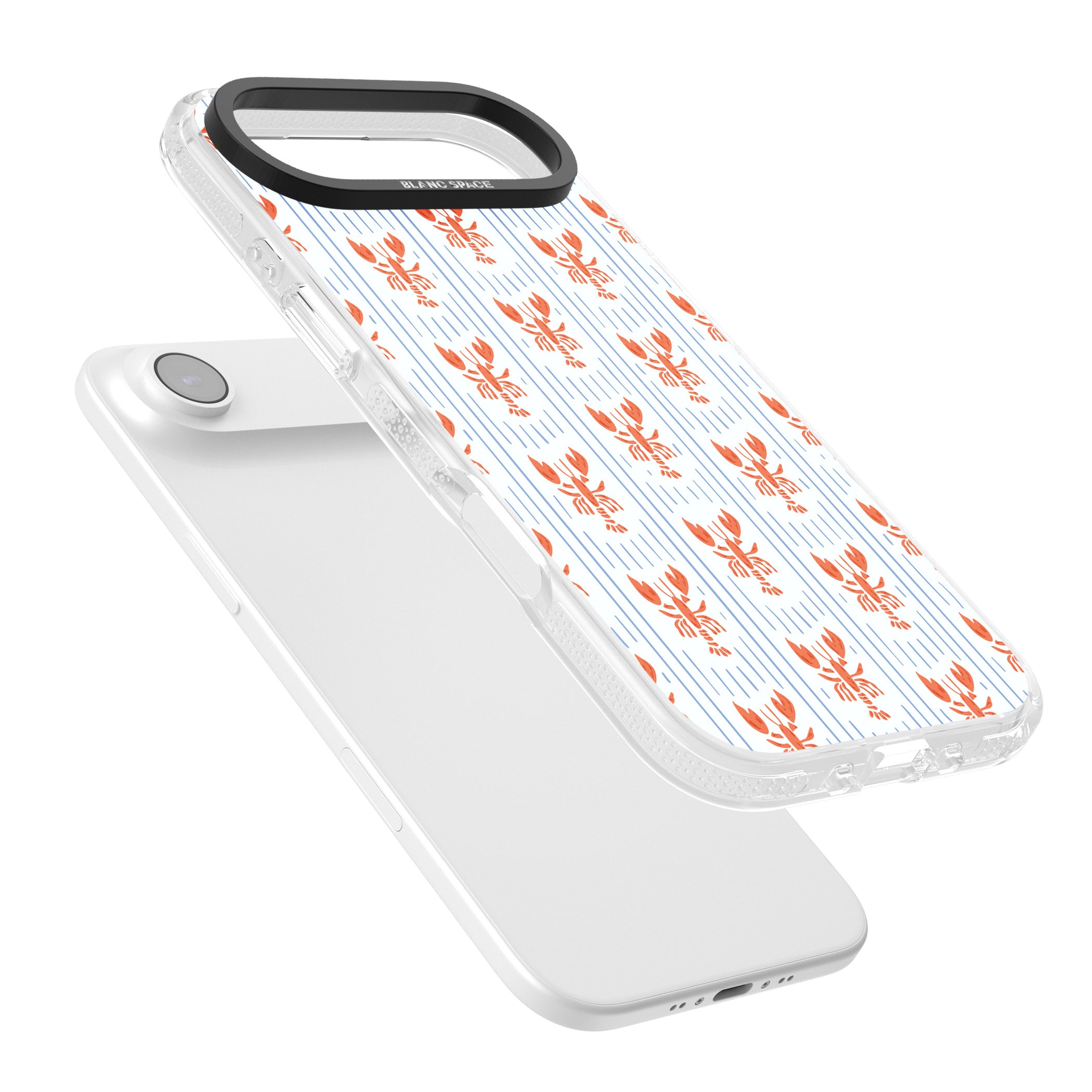 Lobster Stripes iPhone 17 Air Impact Air Clear Phone Case Colours
