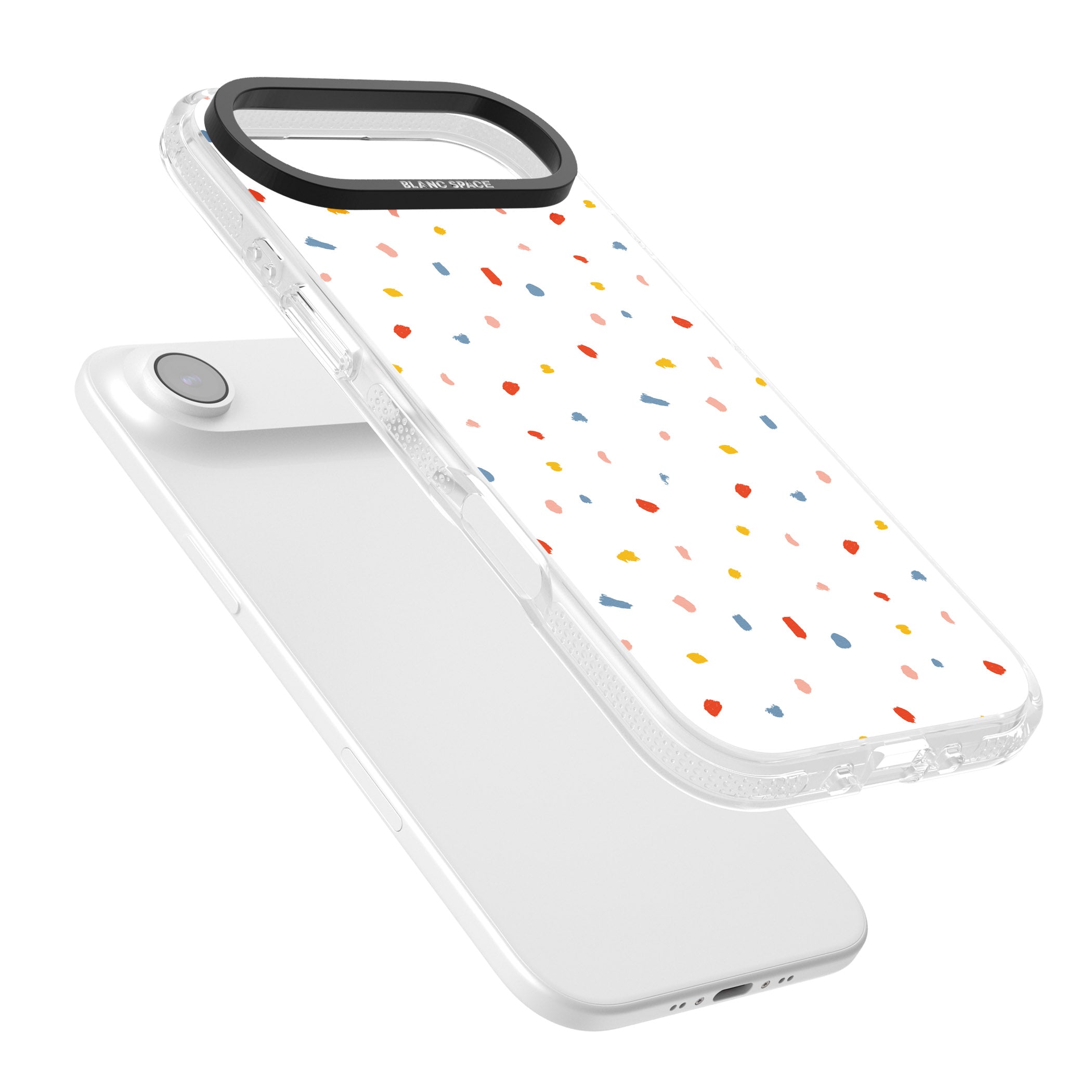 Confetti Speckle iPhone 17 Air Impact Air Clear Phone Case Colours