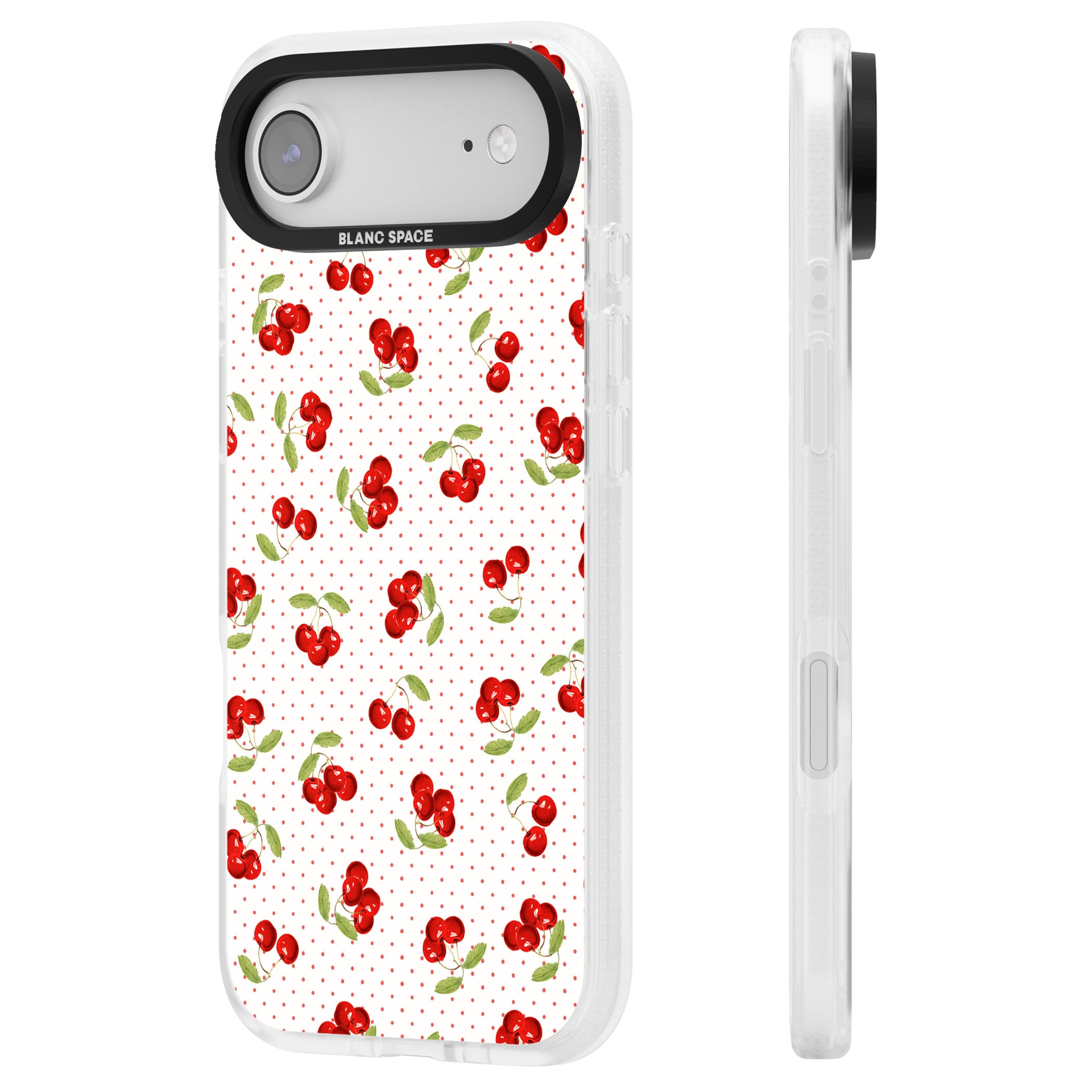 Cherry Picking iPhone 17 Air Impact Air Clear Phone Case Side Profile