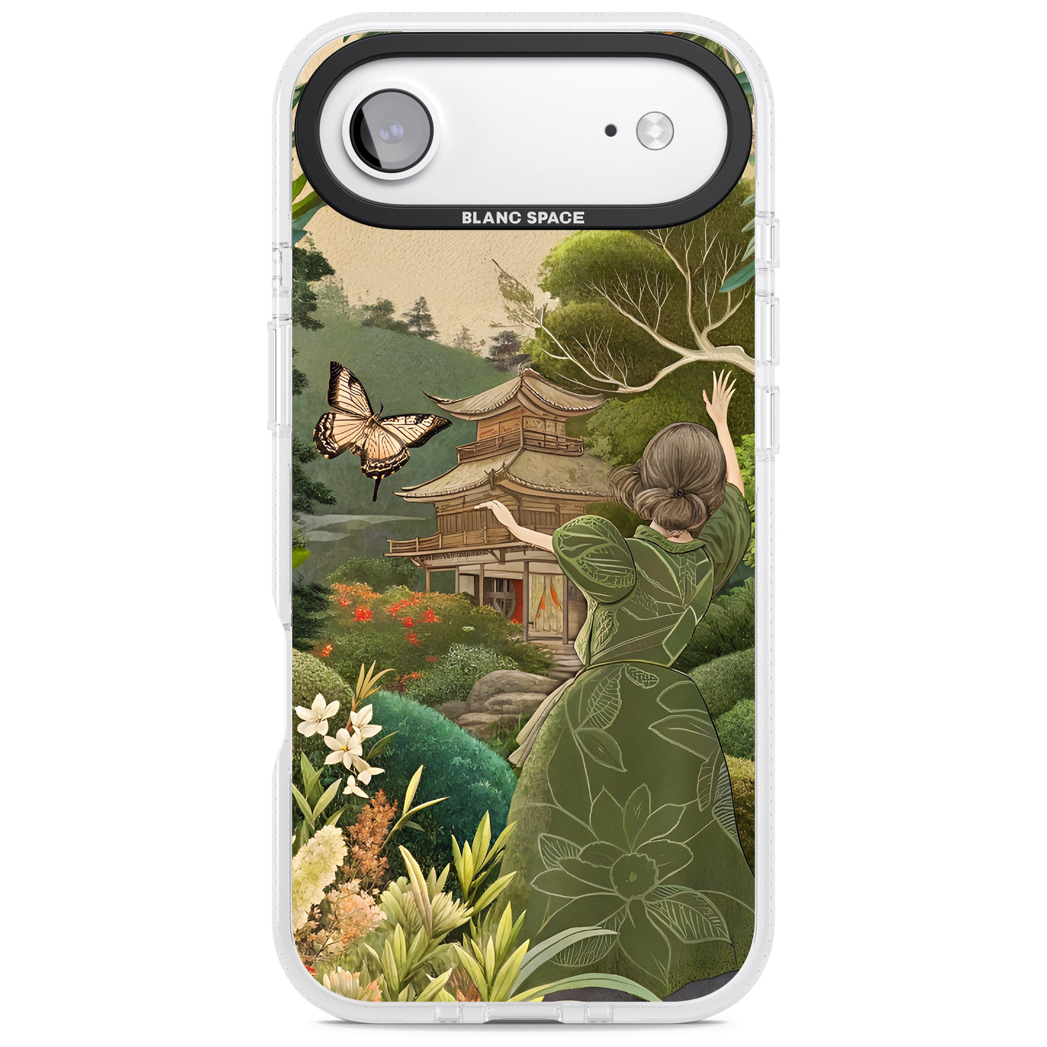 Japanese Nature iPhone 17 Air Impact Air Clear Phone Case