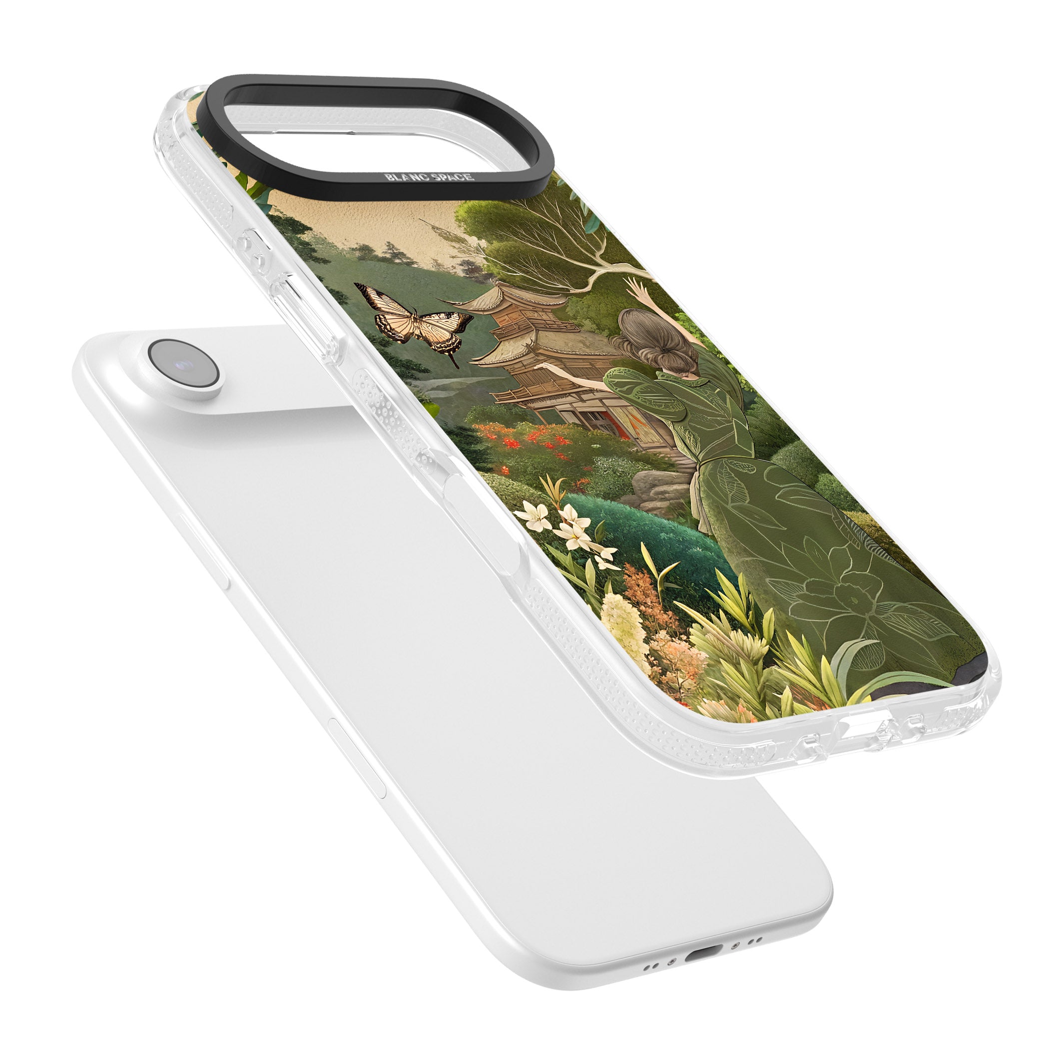 Japanese Nature iPhone 17 Air Impact Air Clear Phone Case Colours