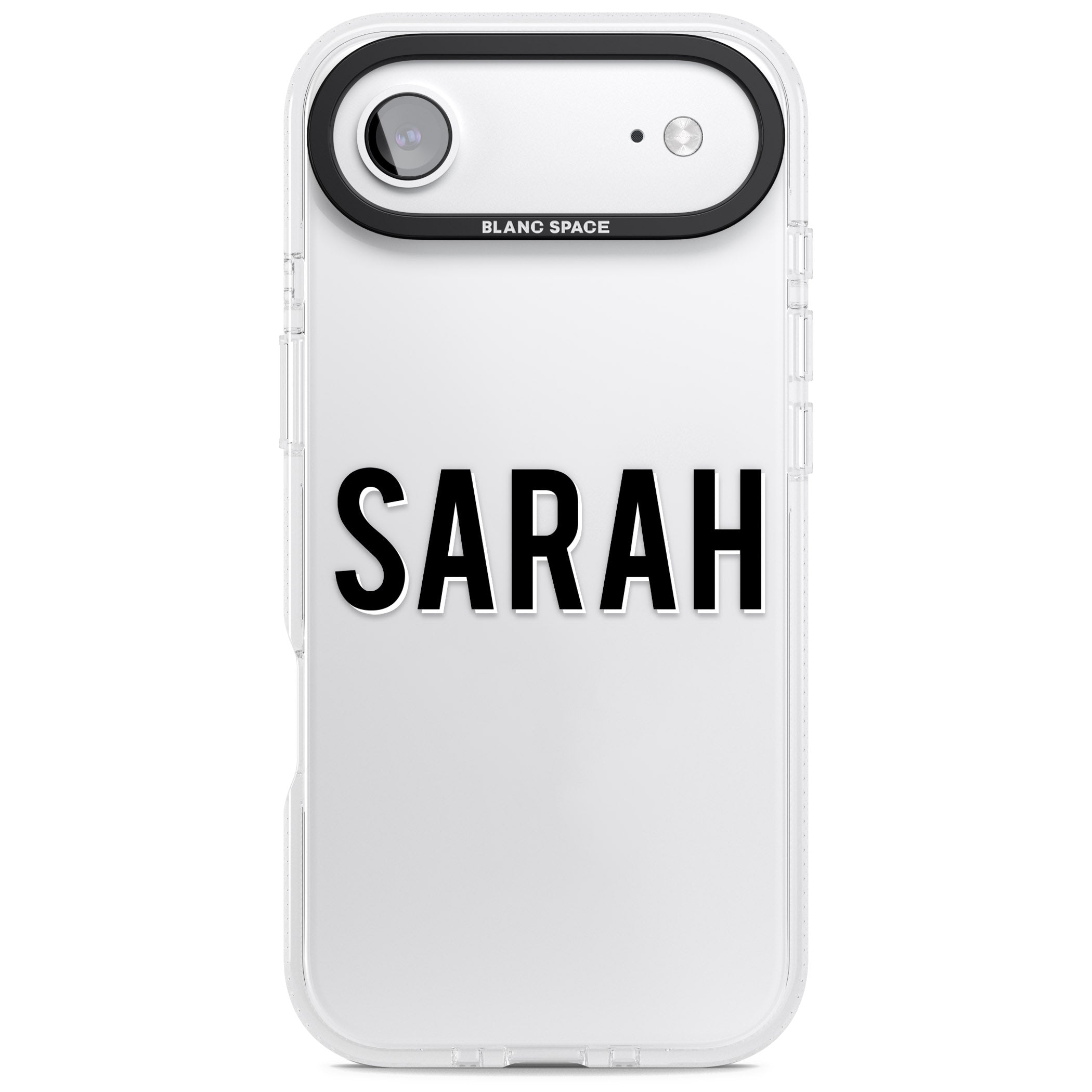 Personalised Clear Name iPhone 17 Air Impact Air Clear Phone Case