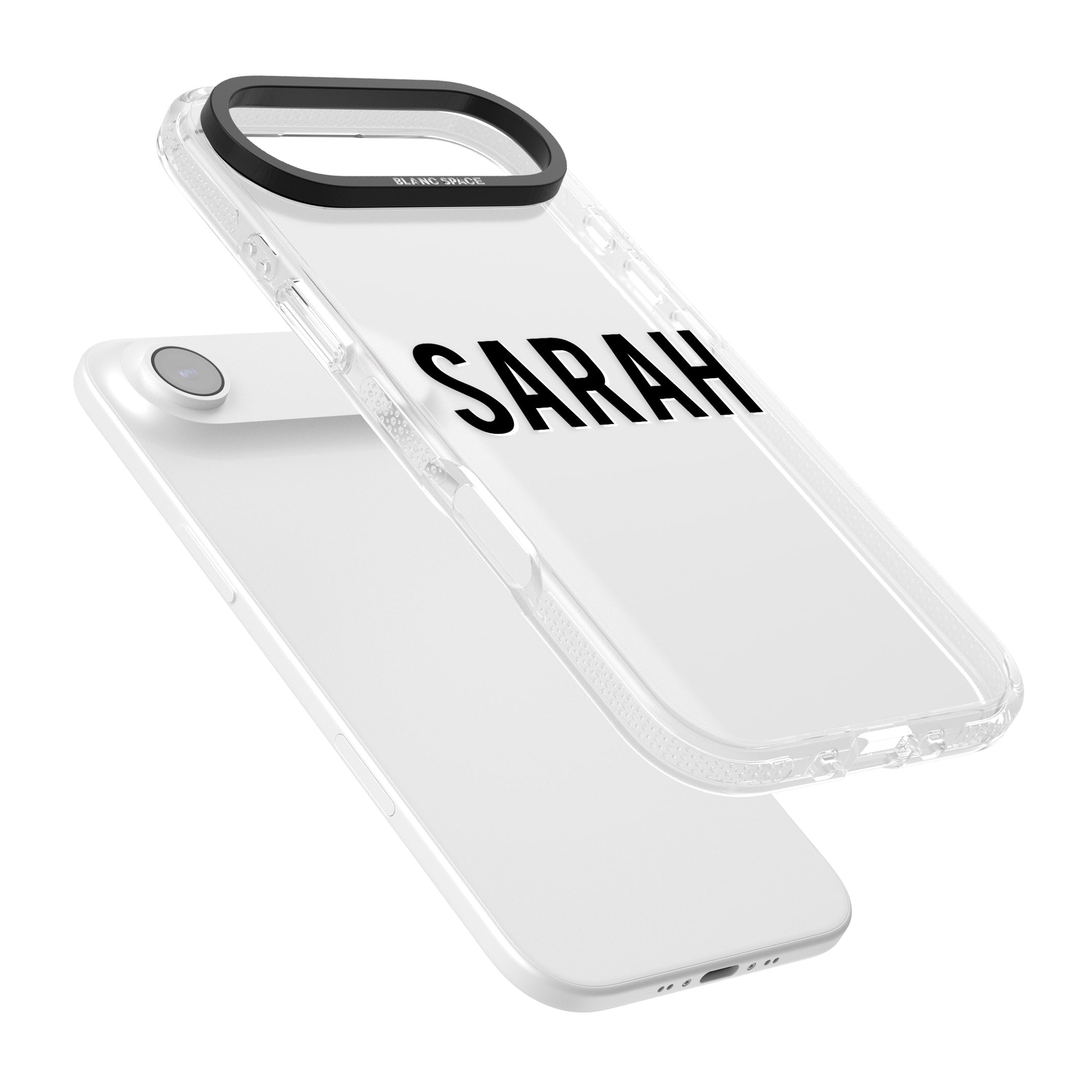 Personalised Clear Name iPhone 17 Air Impact Air Clear Phone Case Colours