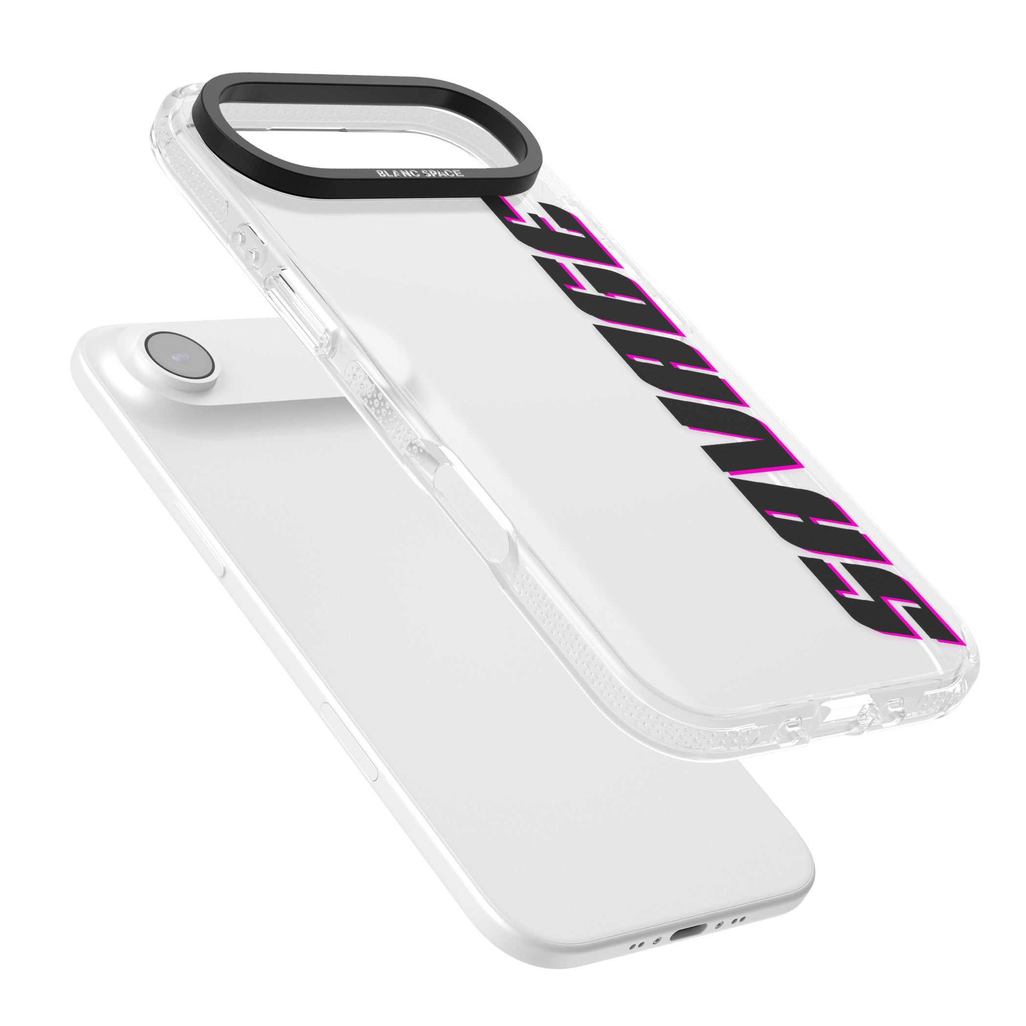 Personalised Cool Vertical Name iPhone 17 Air Impact Air Clear Phone Case Colours