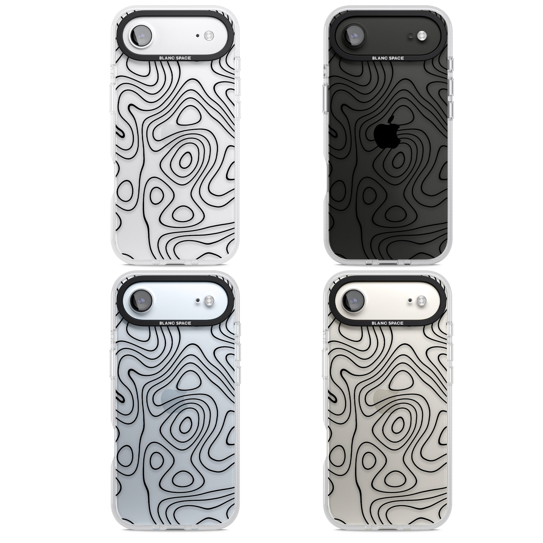 Damascus Steel iPhone 17 Air Impact Air Clear Phone Case APT Impact Protection