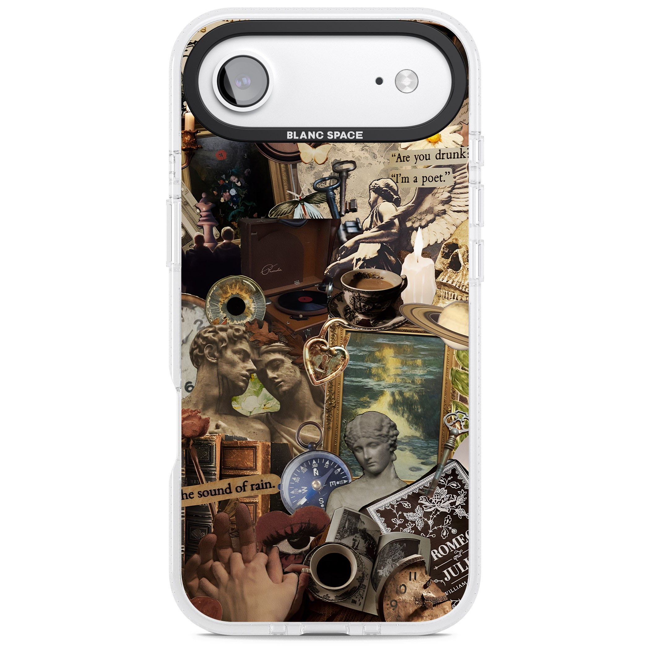 Vintage Academia Collage iPhone 17 Air Impact Air Clear Phone Case