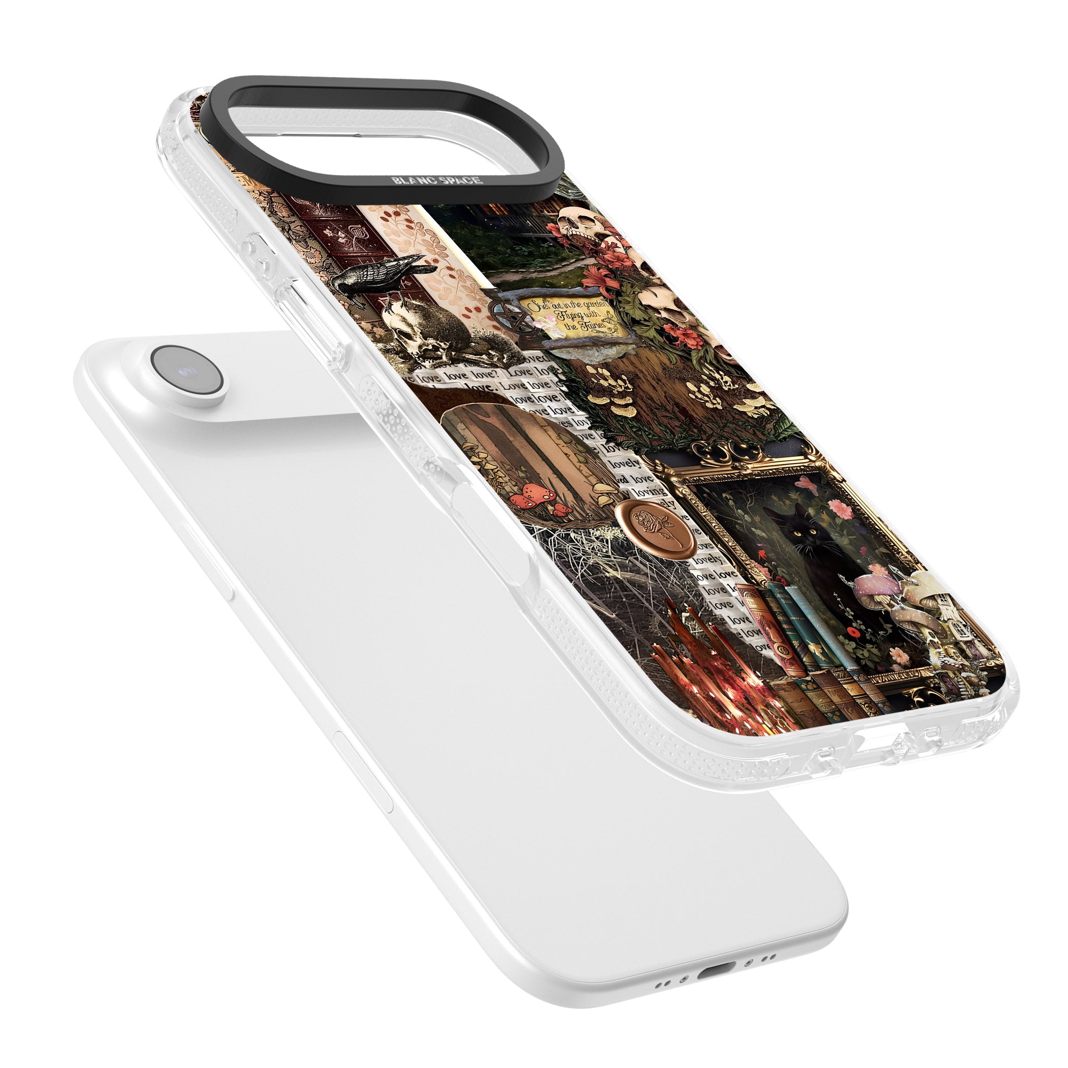 Academia Collage iPhone 17 Air Impact Air Clear Phone Case Colours