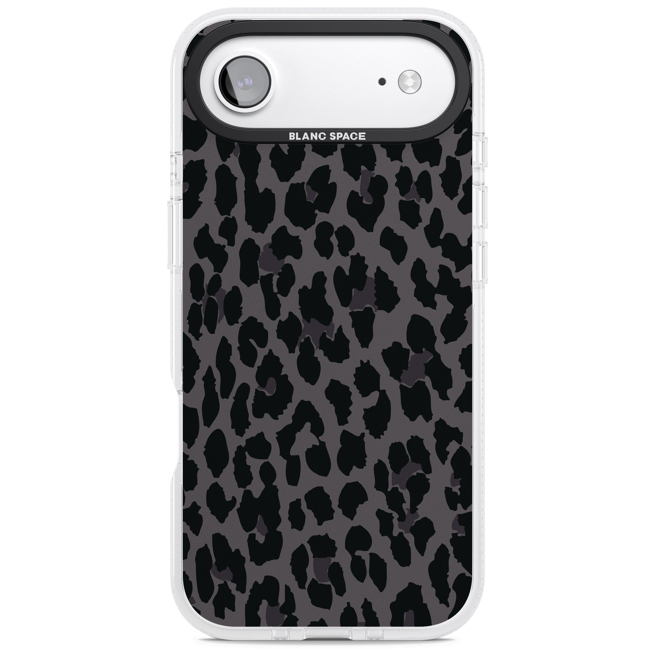 Dark Leopard Print iPhone 17 Air Impact Air Clear Phone Case