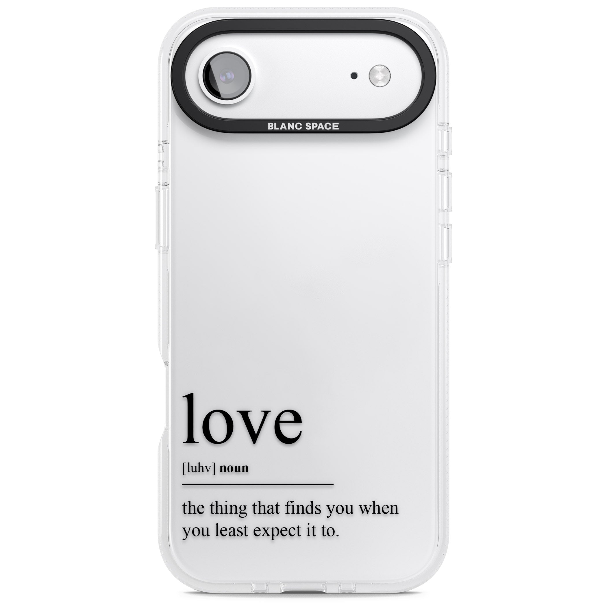 Love iPhone 17 Air Impact Air Clear Phone Case