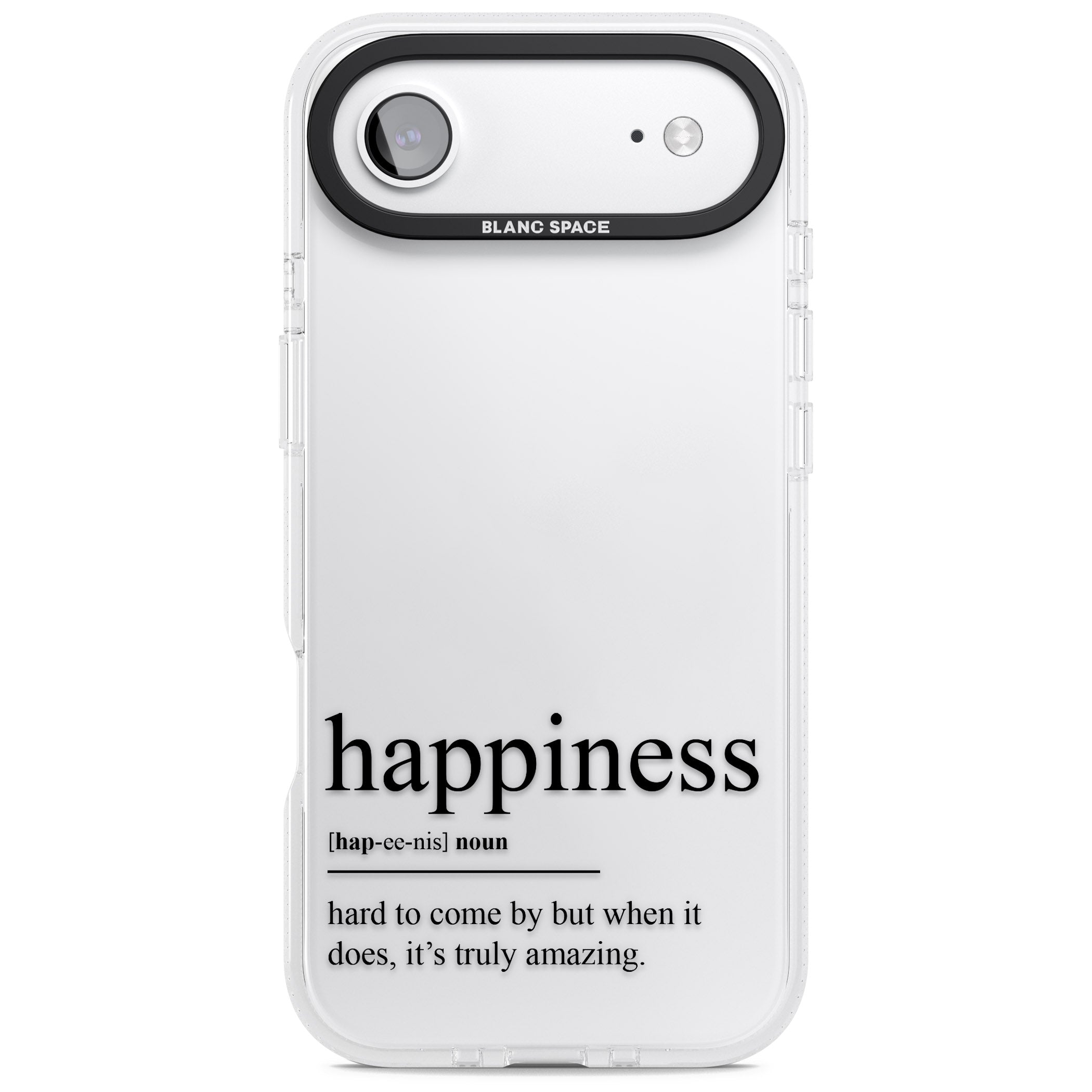 Happiness iPhone 17 Air Impact Air Clear Phone Case