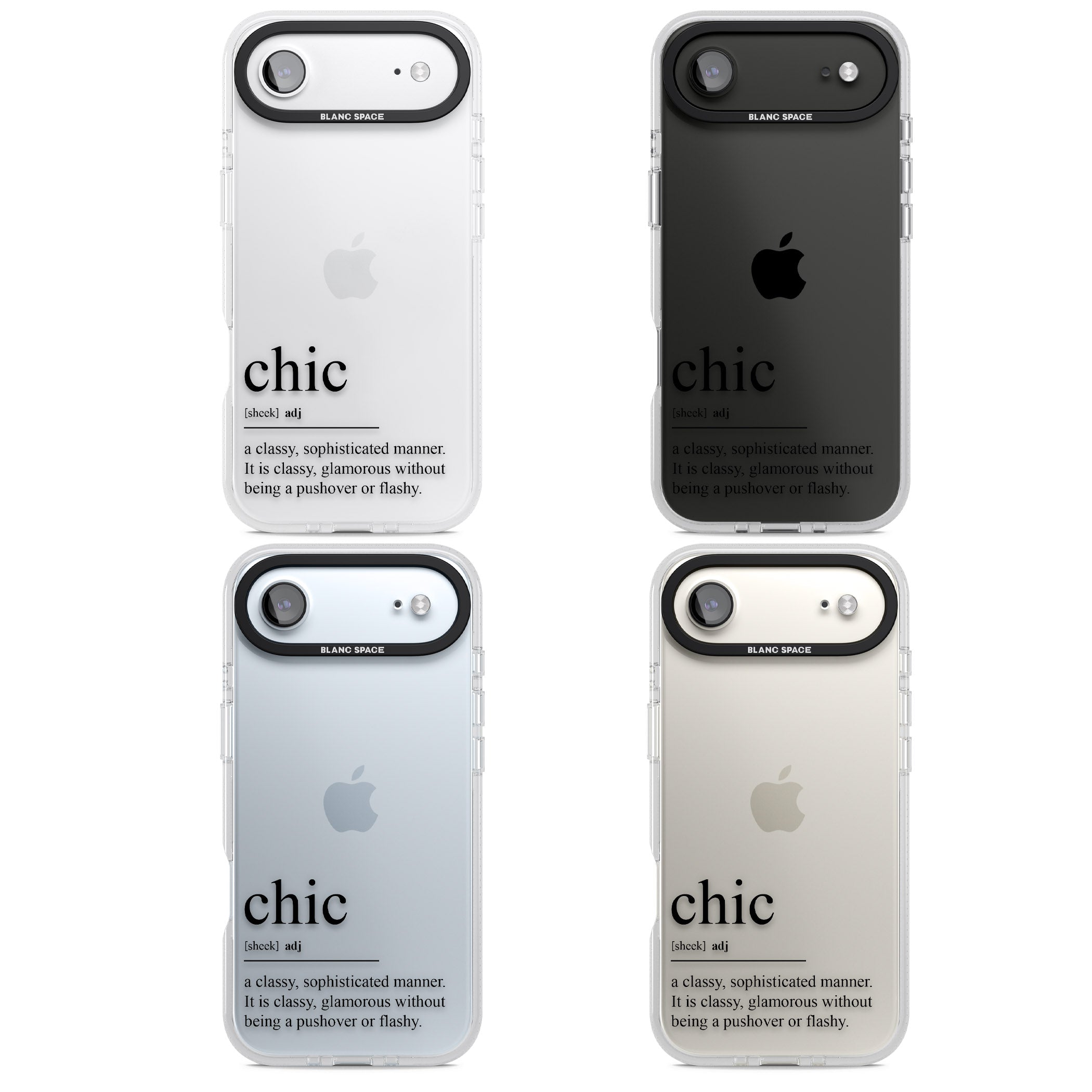 Chic iPhone 17 Air Impact Air Clear Phone Case APT Impact Protection
