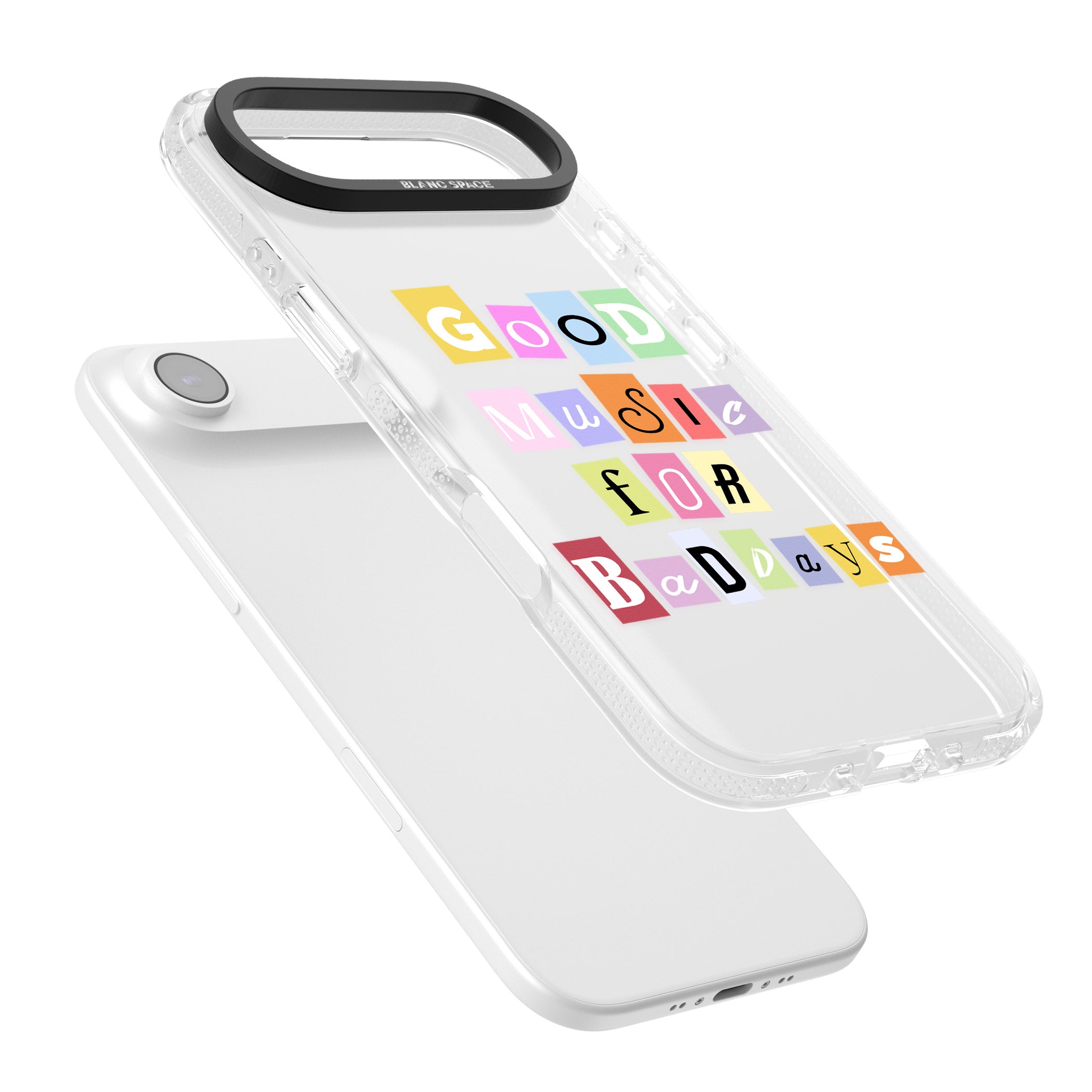 Good Music For Bad Days iPhone 17 Air Impact Air Clear Phone Case Colours