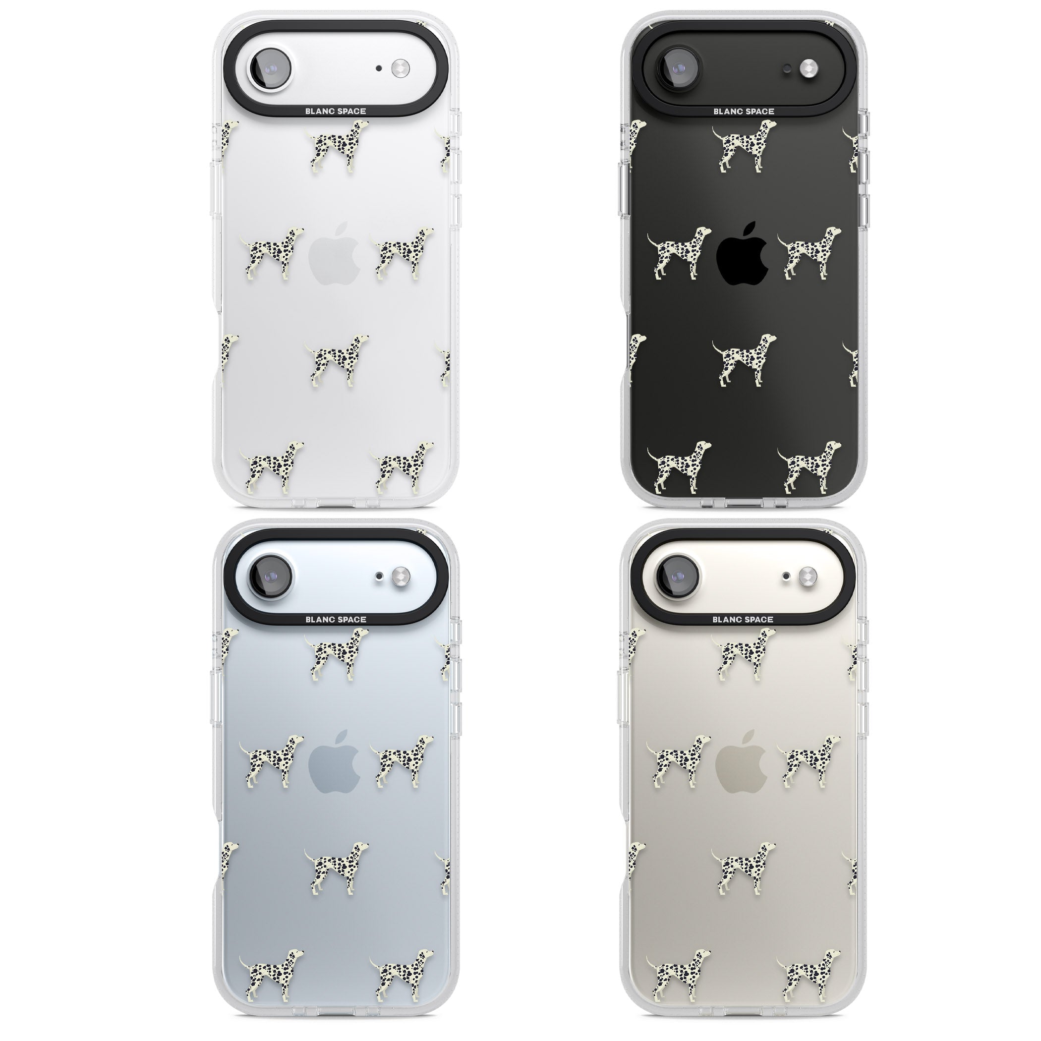 Dalmatian Dog Pattern iPhone 17 Air Impact Air Clear Phone Case APT Impact Protection