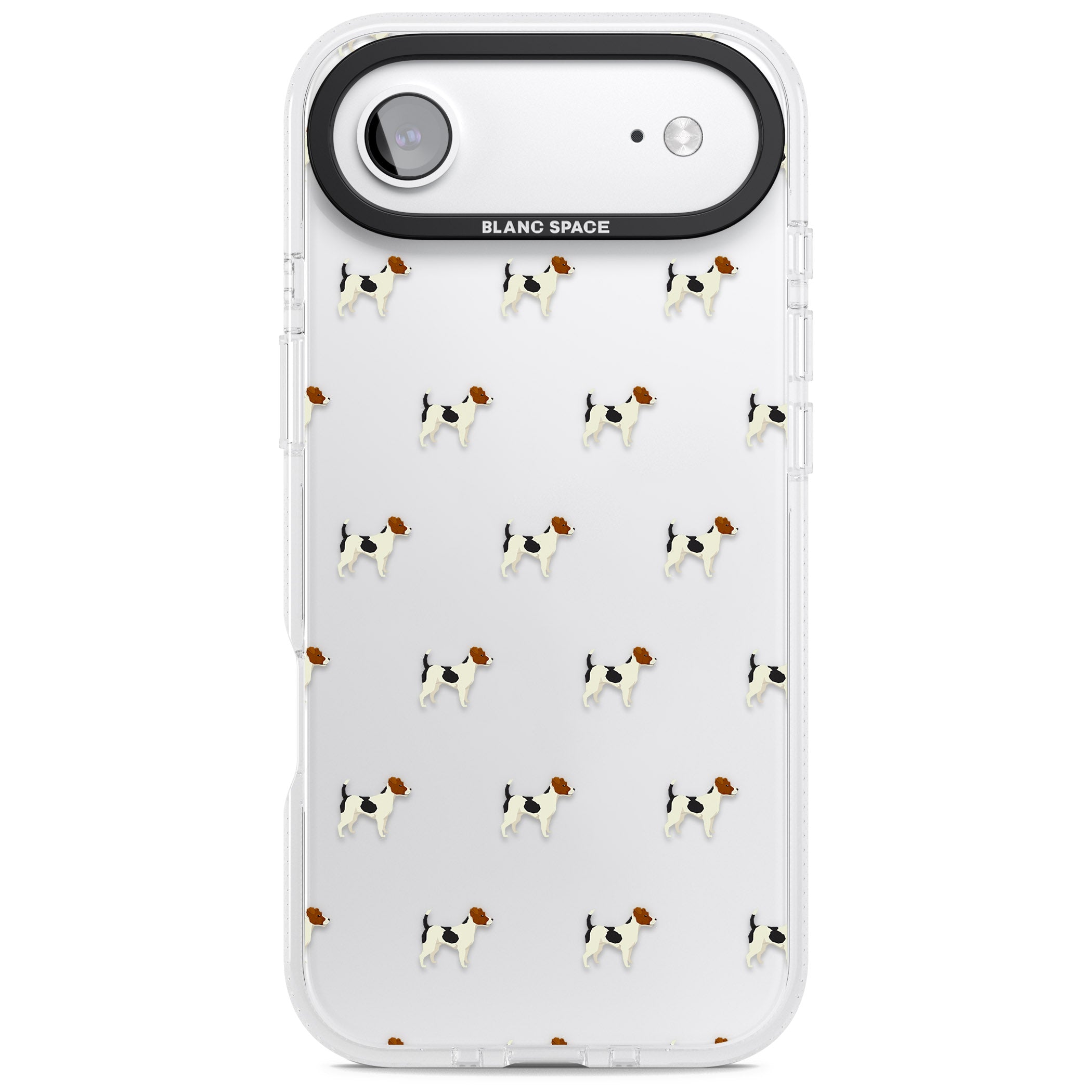 Jack Russell Terrier Pattern iPhone 17 Air Impact Air Clear Phone Case