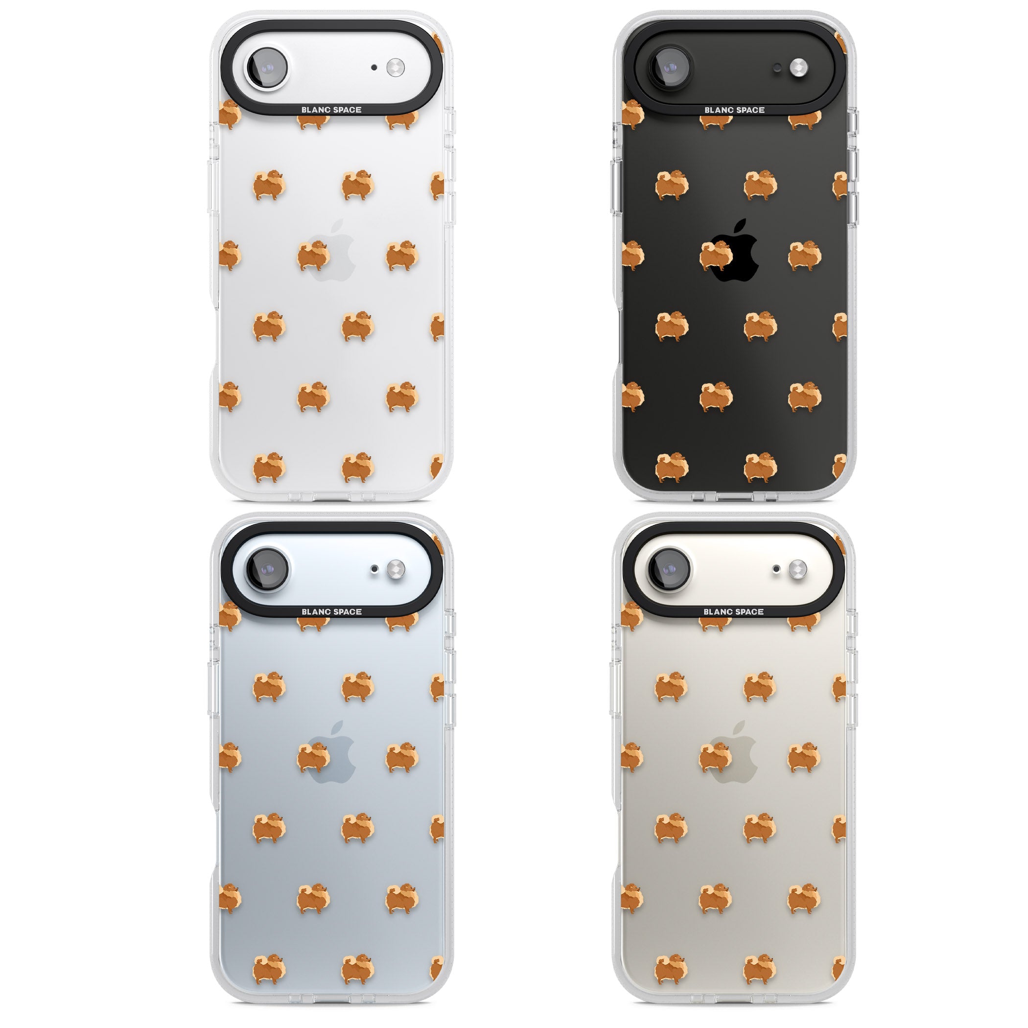 Pomeranian Delight iPhone 17 Air Impact Air Clear Phone Case APT Impact Protection