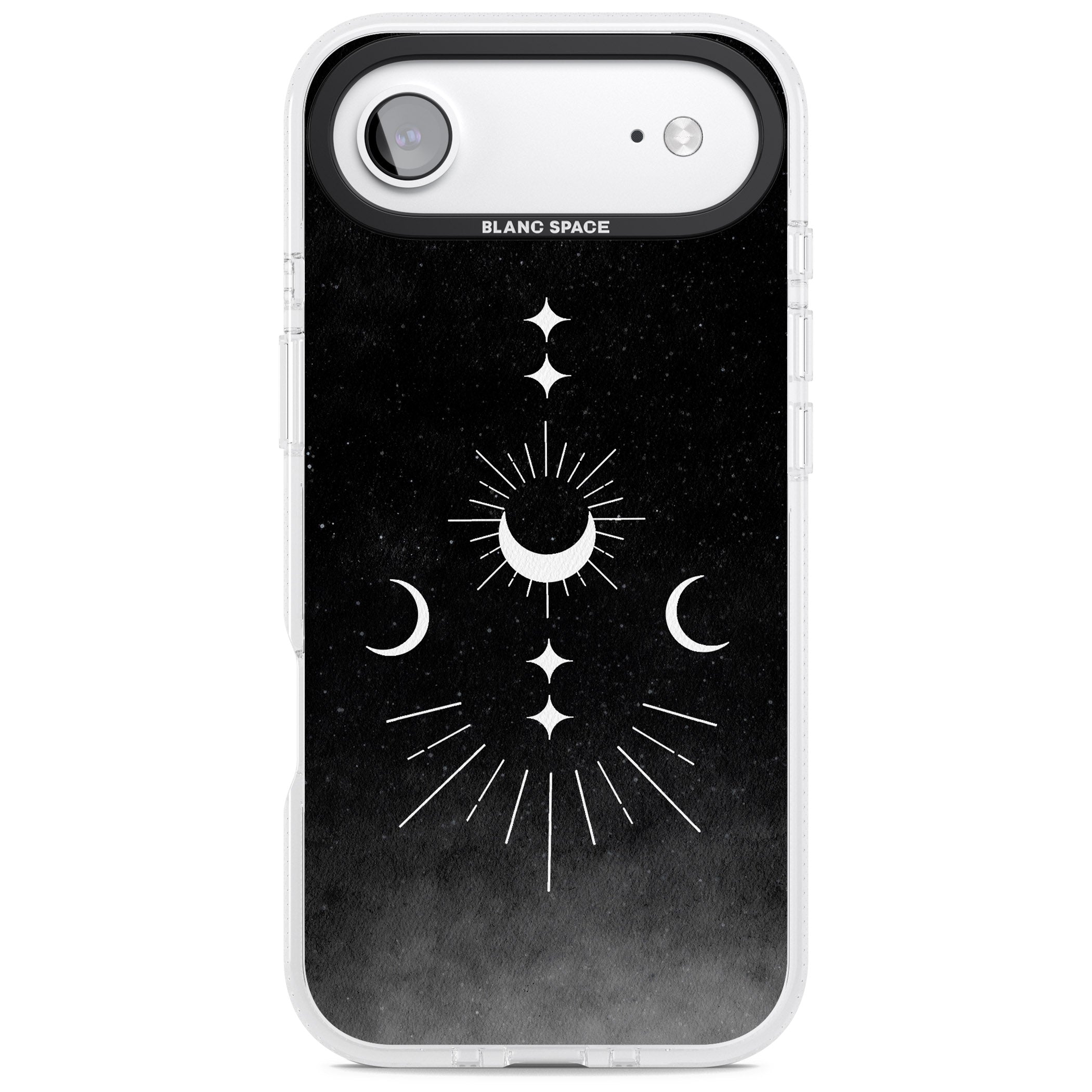 Lunar Mandala iPhone 17 Air Impact Air Clear Phone Case
