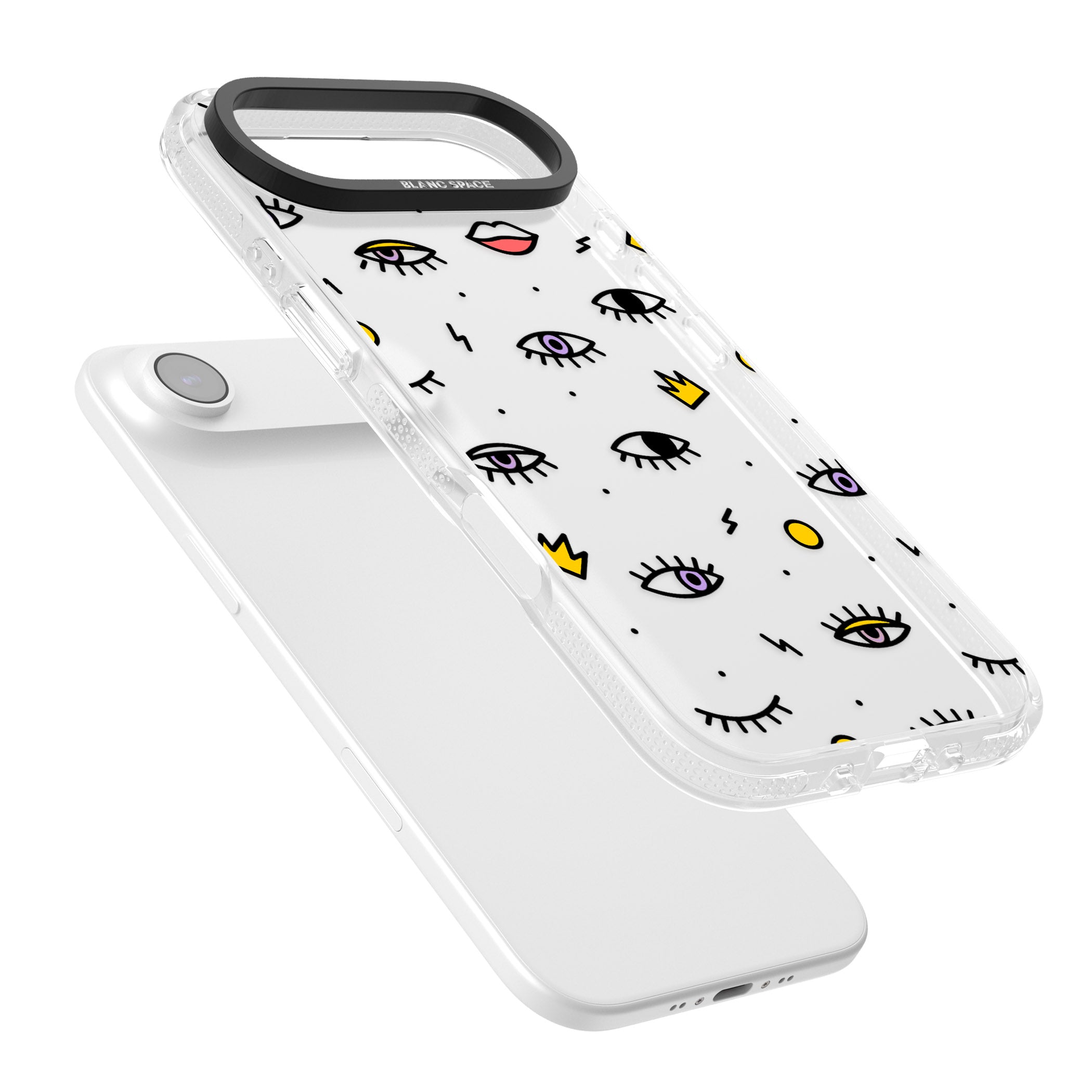 Eyes & Lips Icons iPhone 17 Air Impact Air Clear Phone Case Colours