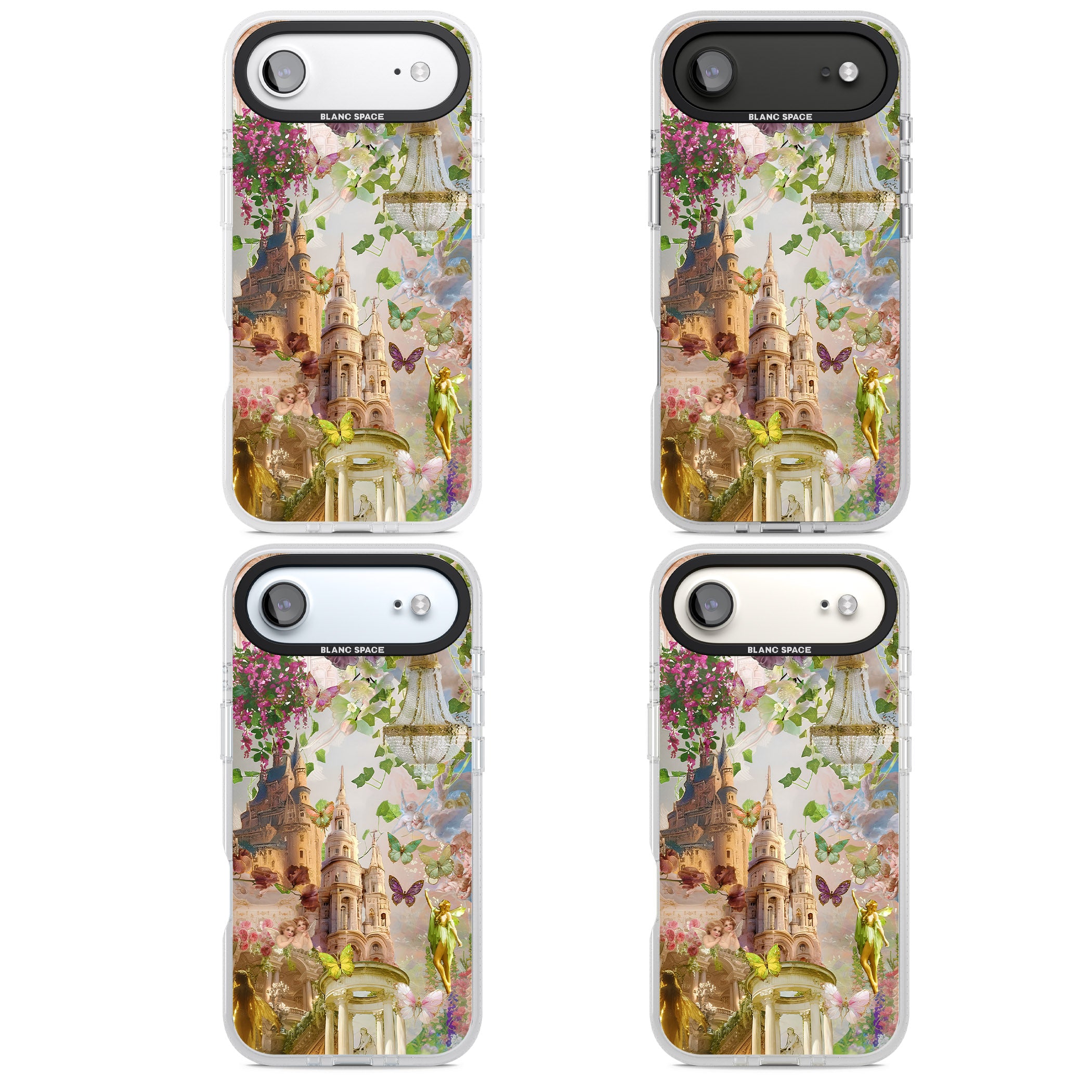 Fairies & Castles Collage iPhone 17 Air Impact Air Clear Phone Case APT Impact Protection