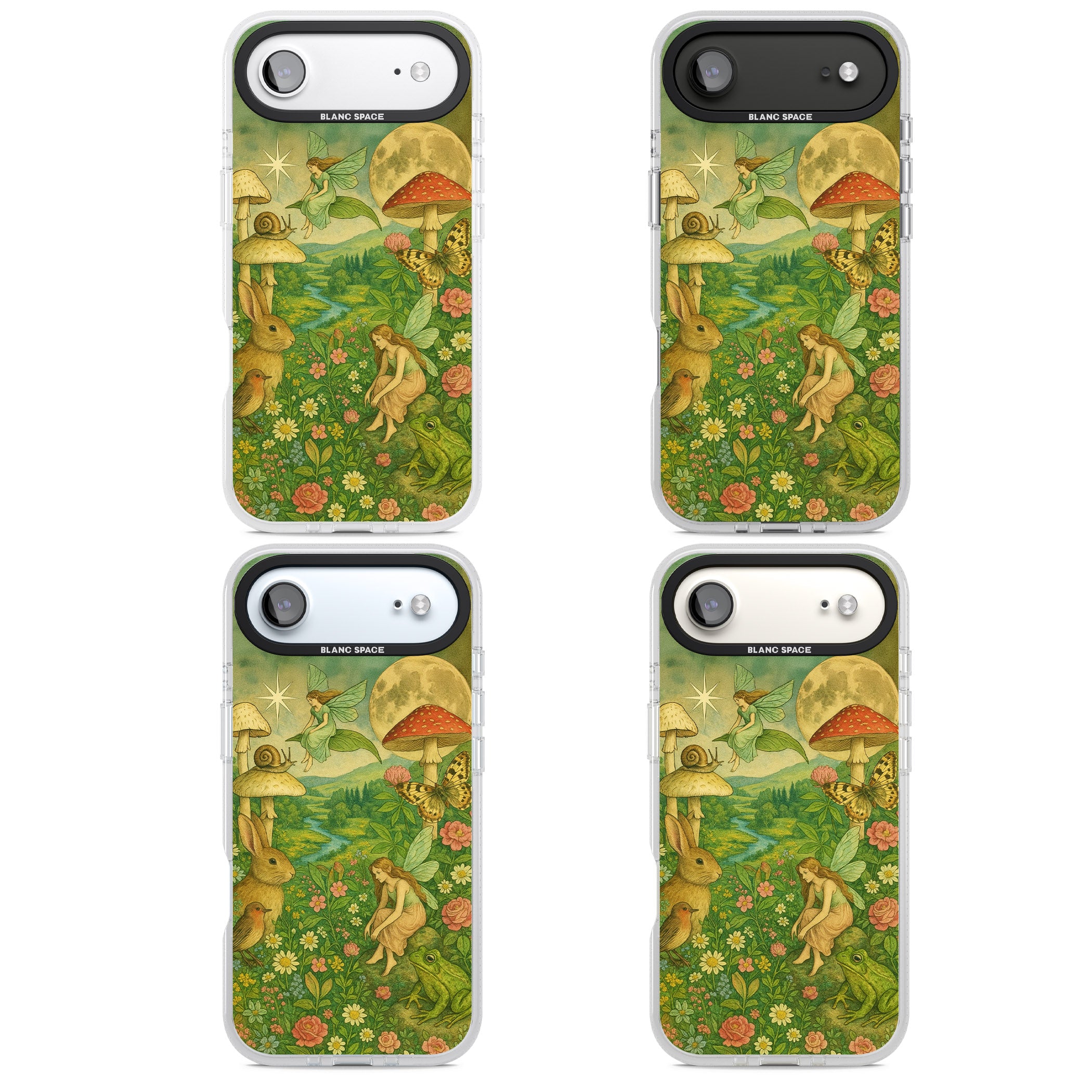 Fairies & Flowers iPhone 17 Air Impact Air Clear Phone Case APT Impact Protection