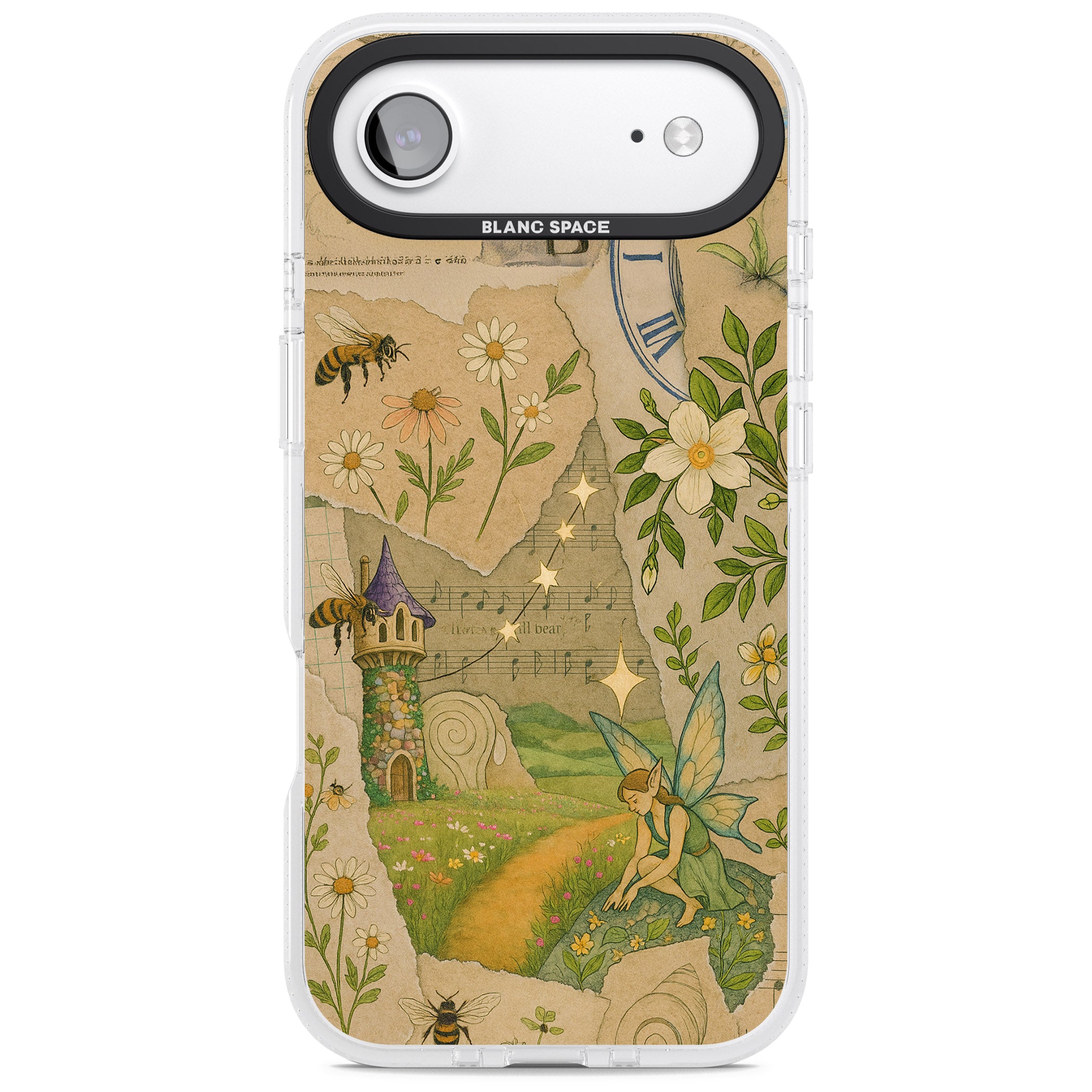 Floral Fairy Collage iPhone 17 Air Impact Air Clear Phone Case