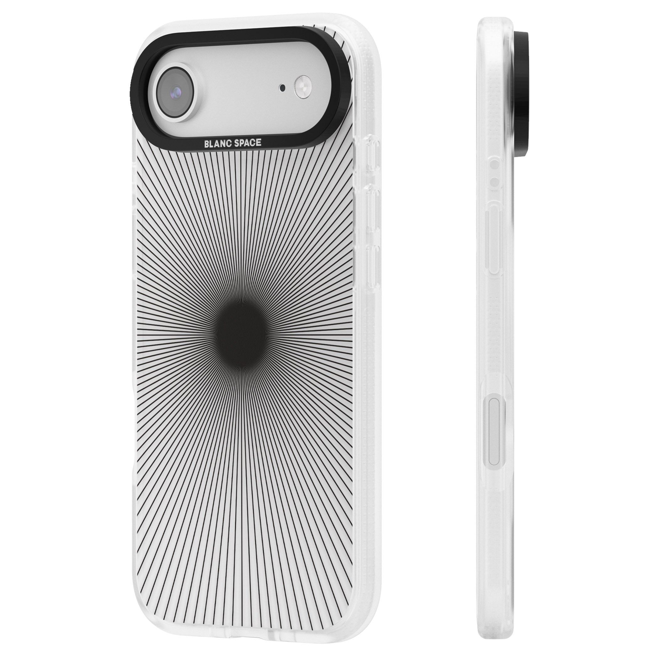 Sunburst iPhone 17 Air Impact Air Clear Phone Case Side Profile