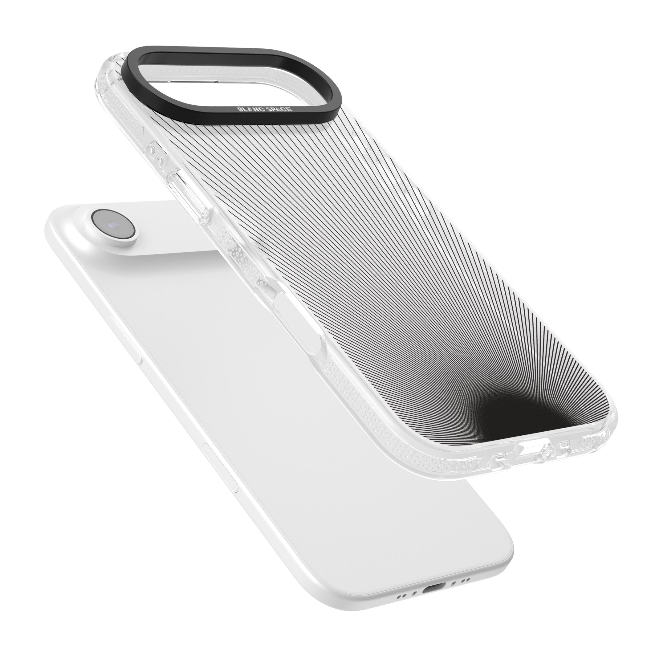 Linear Sunburst iPhone 17 Air Impact Air Clear Phone Case Colours