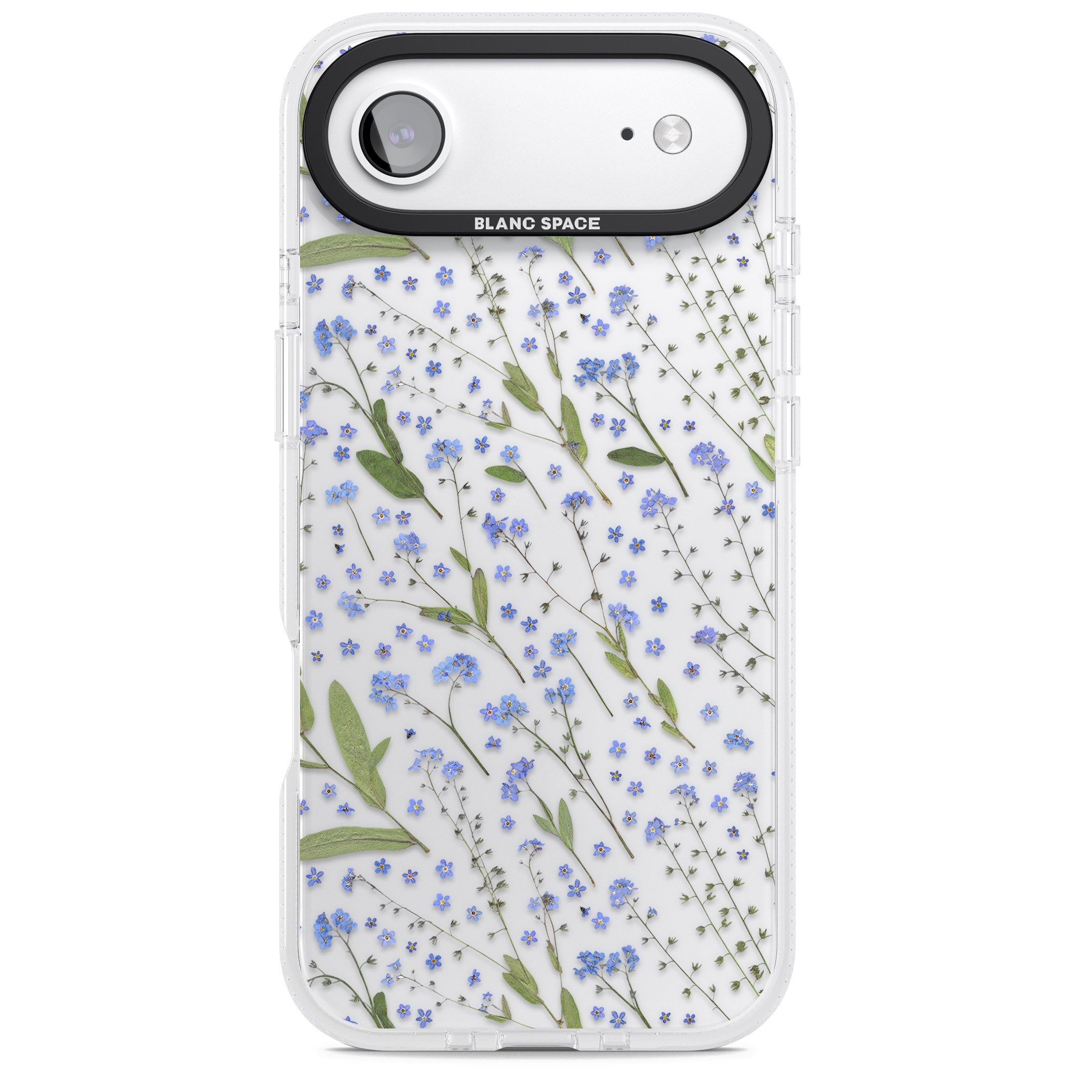 Blue Meadow Floral iPhone 17 Air Impact Air Clear Phone Case
