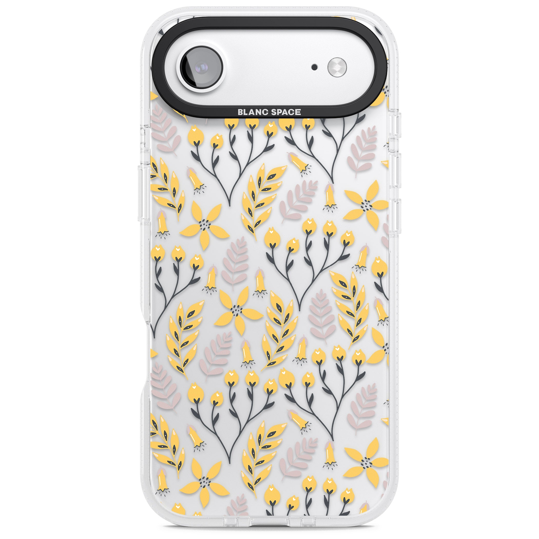 Yellow Floral Vibrance iPhone 17 Air Impact Air Clear Phone Case