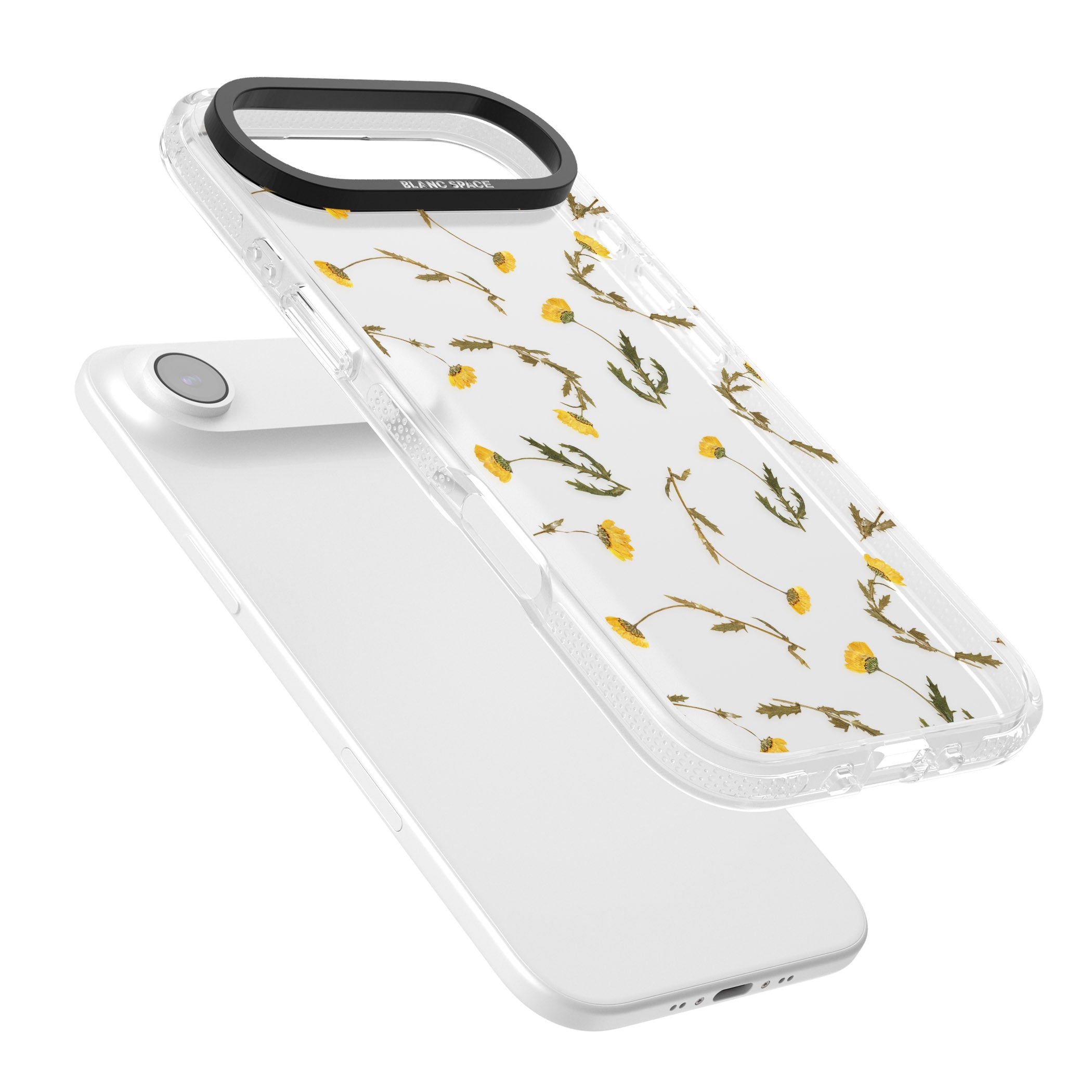 Wildflower Yellow iPhone 17 Air Impact Air Clear Phone Case Colours