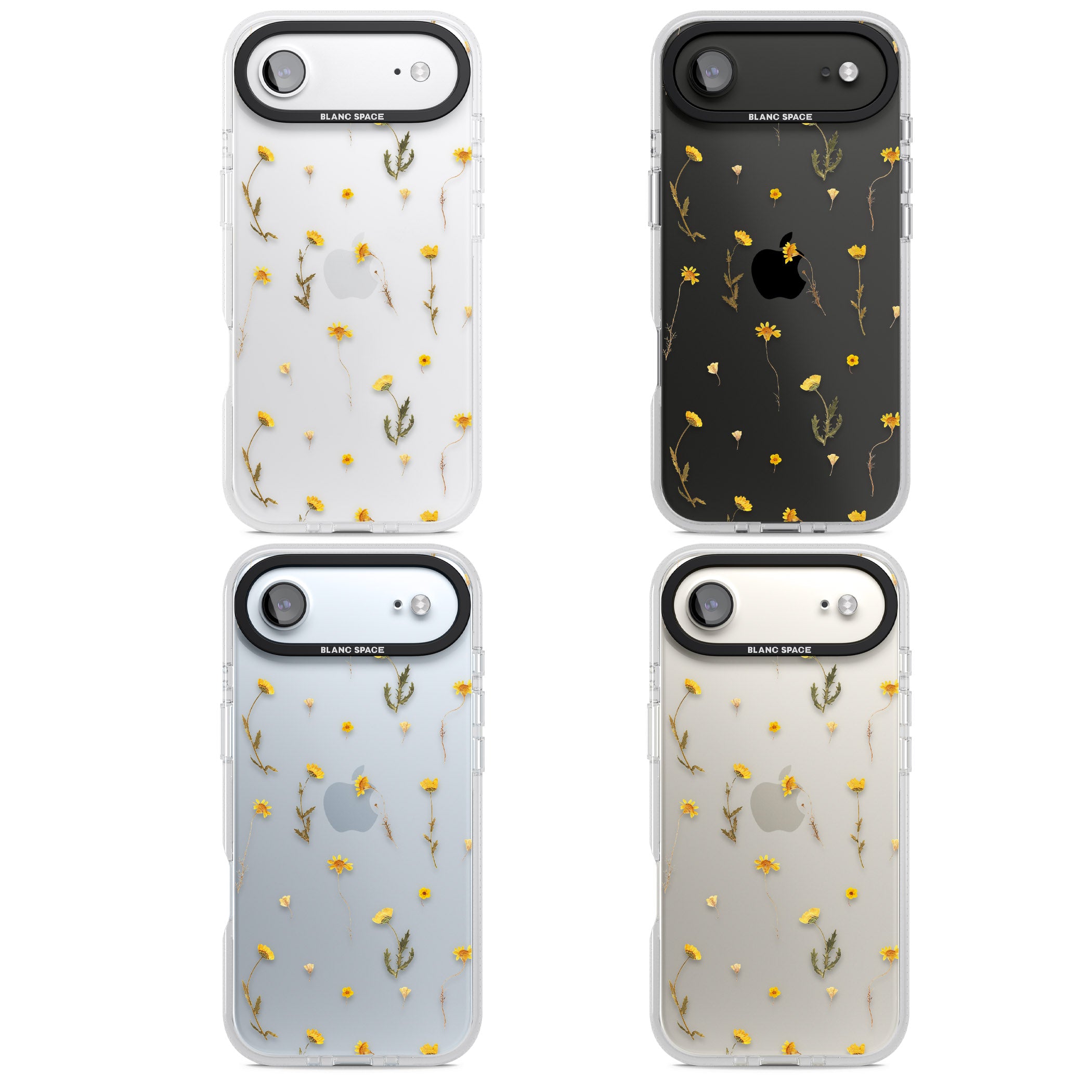 Yellow Wildflower iPhone 17 Air Impact Air Clear Phone Case APT Impact Protection