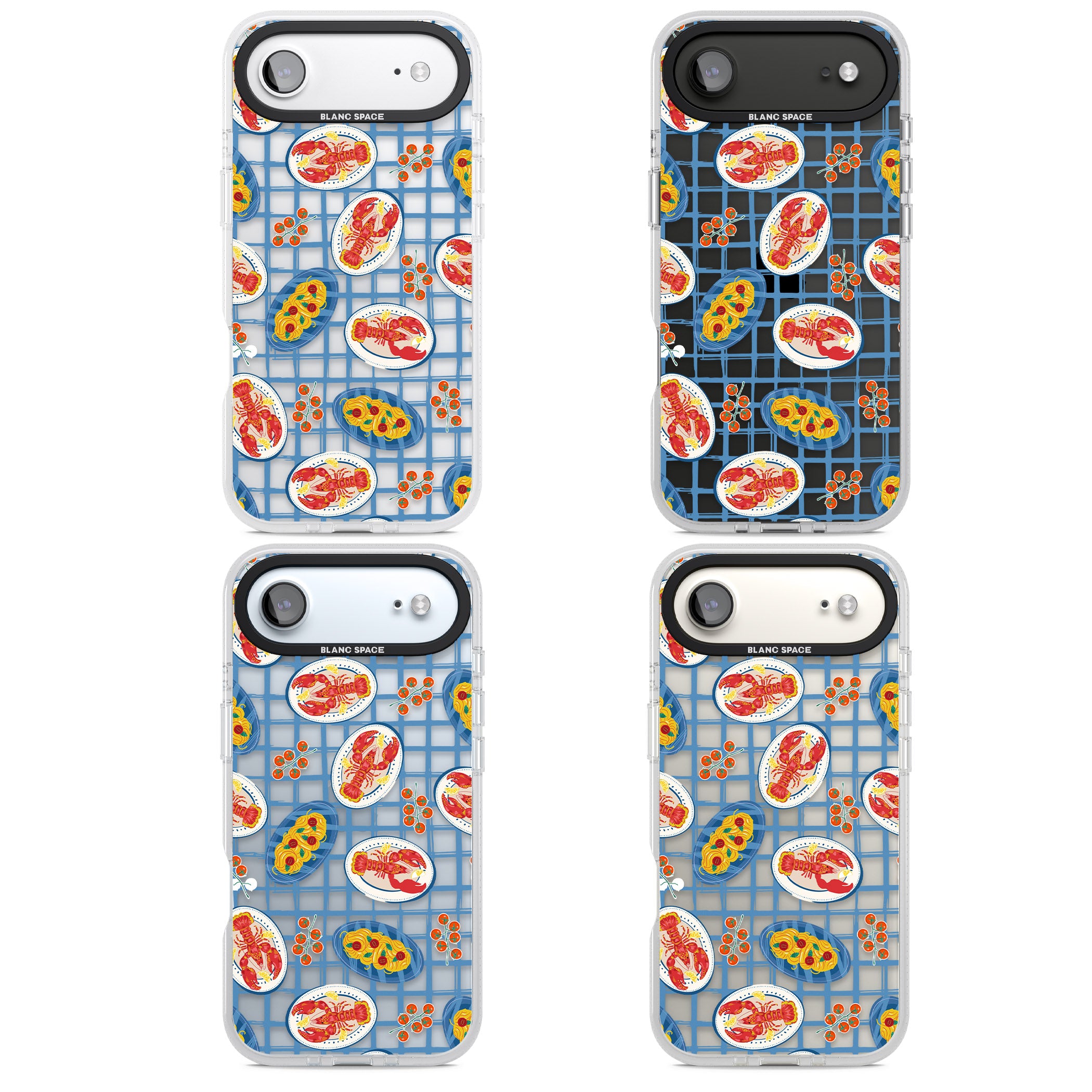Lobster & Pasta Picnic iPhone 17 Air Impact Air Clear Phone Case APT Impact Protection