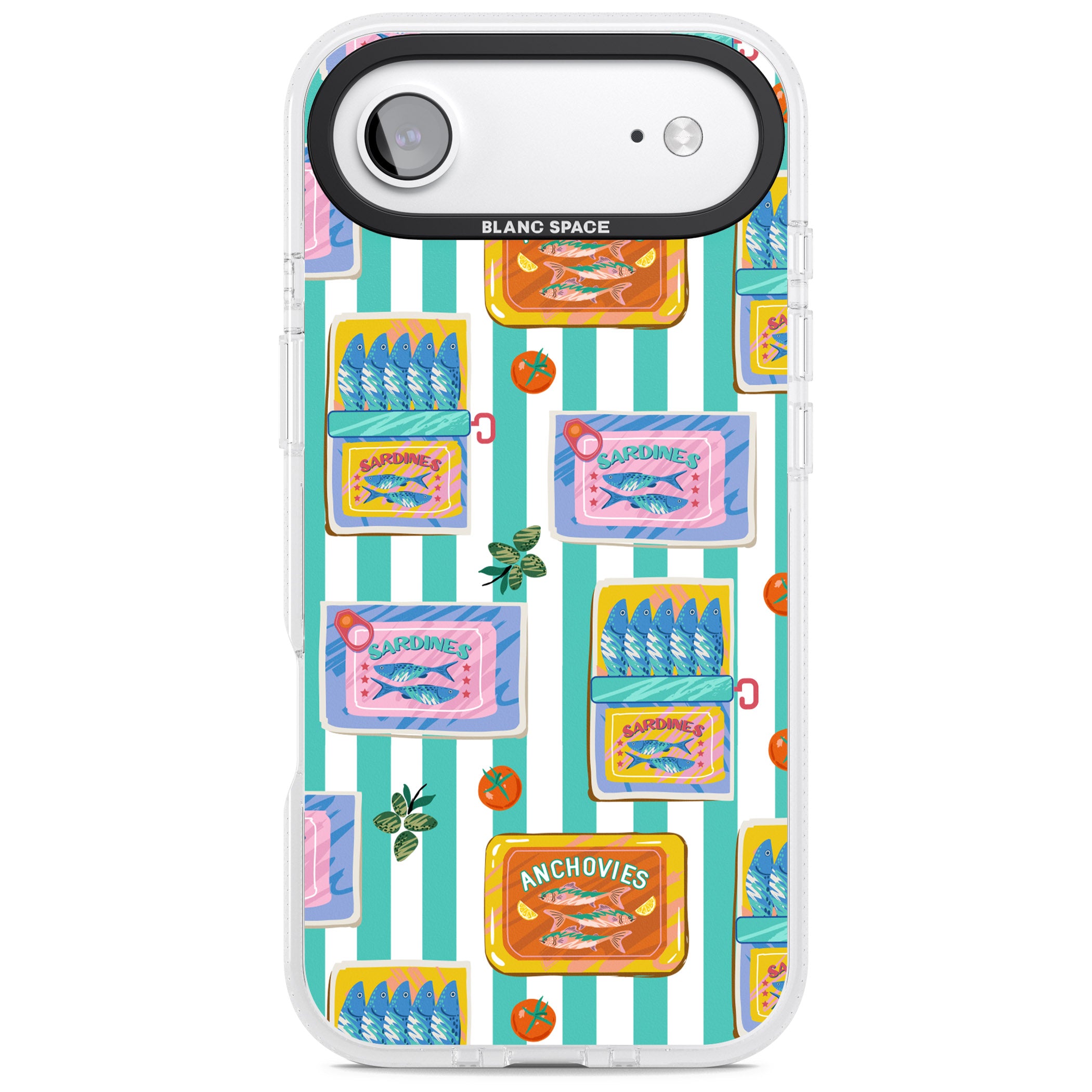 Sardine & Anchovy Stripes iPhone 17 Air Impact Air Clear Phone Case