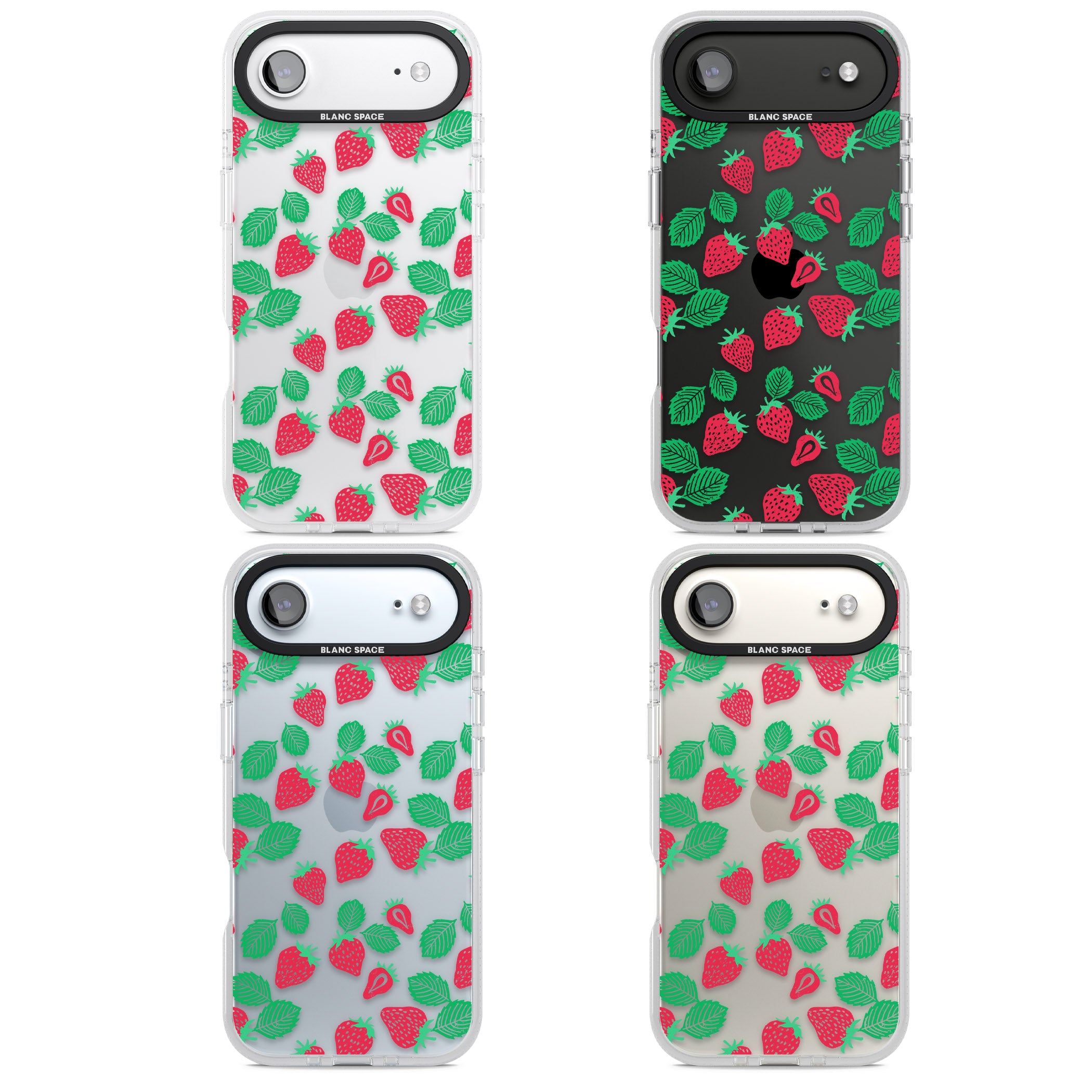 Strawberry Delight iPhone 17 Air Impact Air Clear Phone Case APT Impact Protection