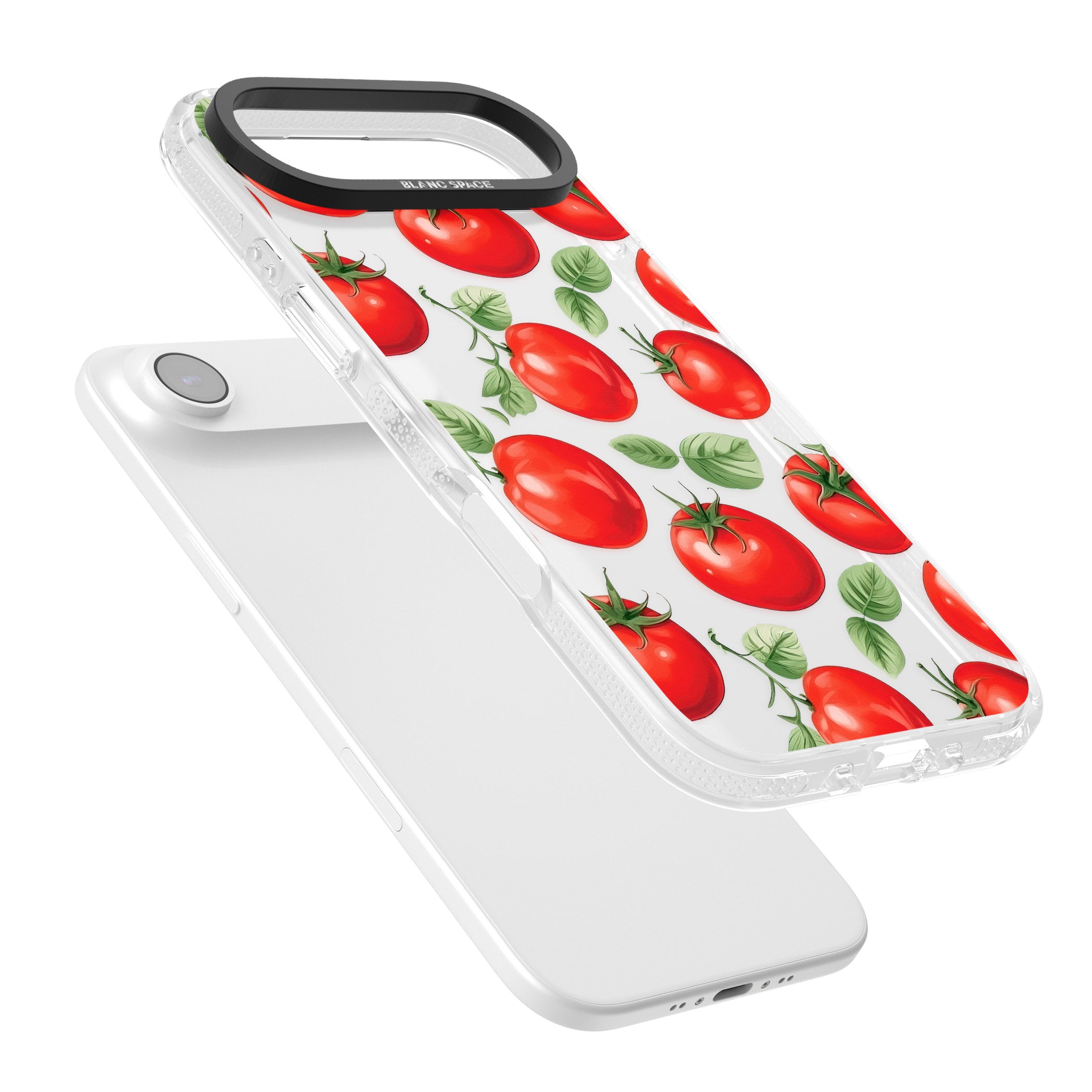 Tomato Pattern iPhone 17 Air Impact Air Clear Phone Case Colours